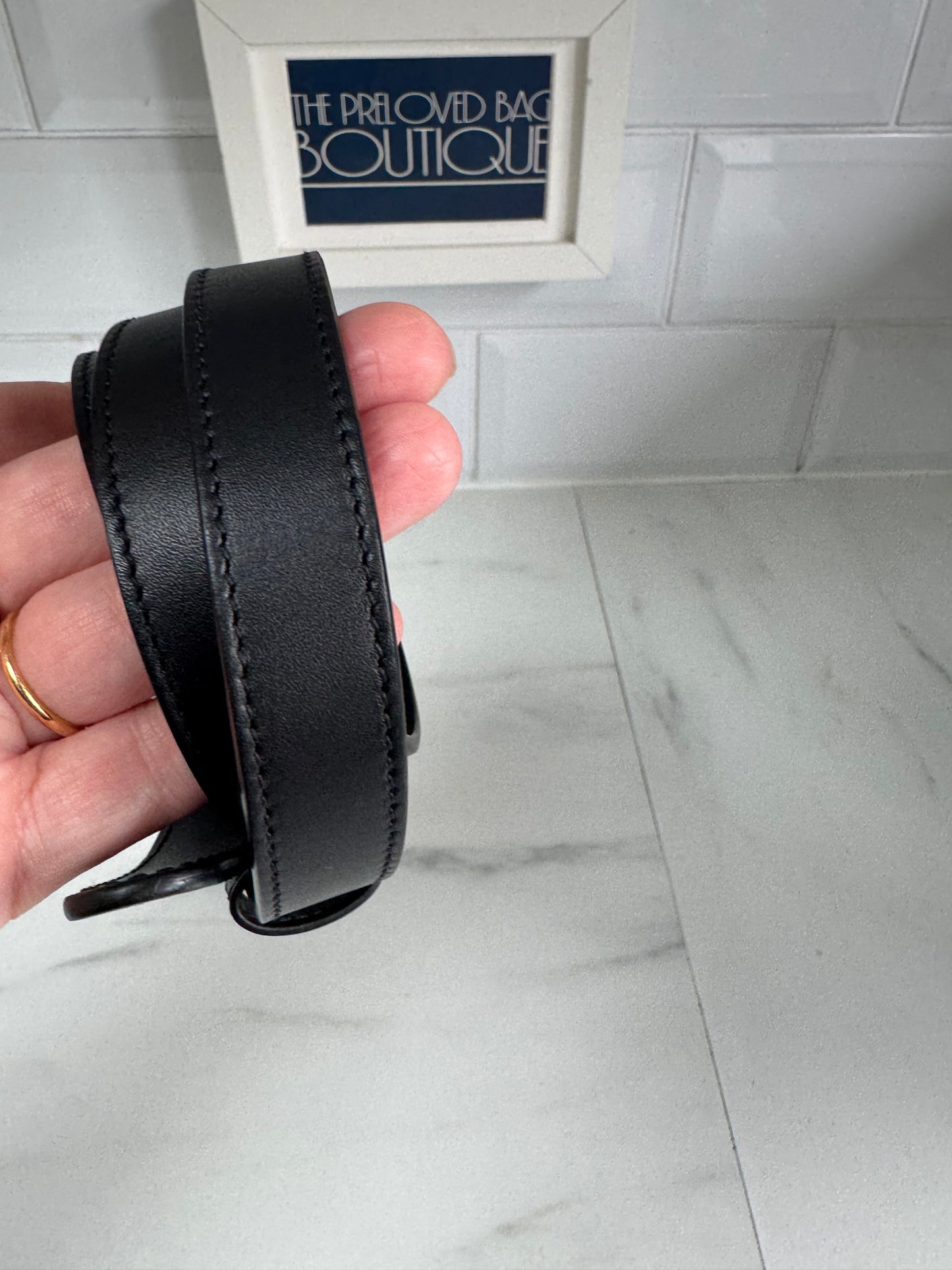 Gucci Slim Belt - Black