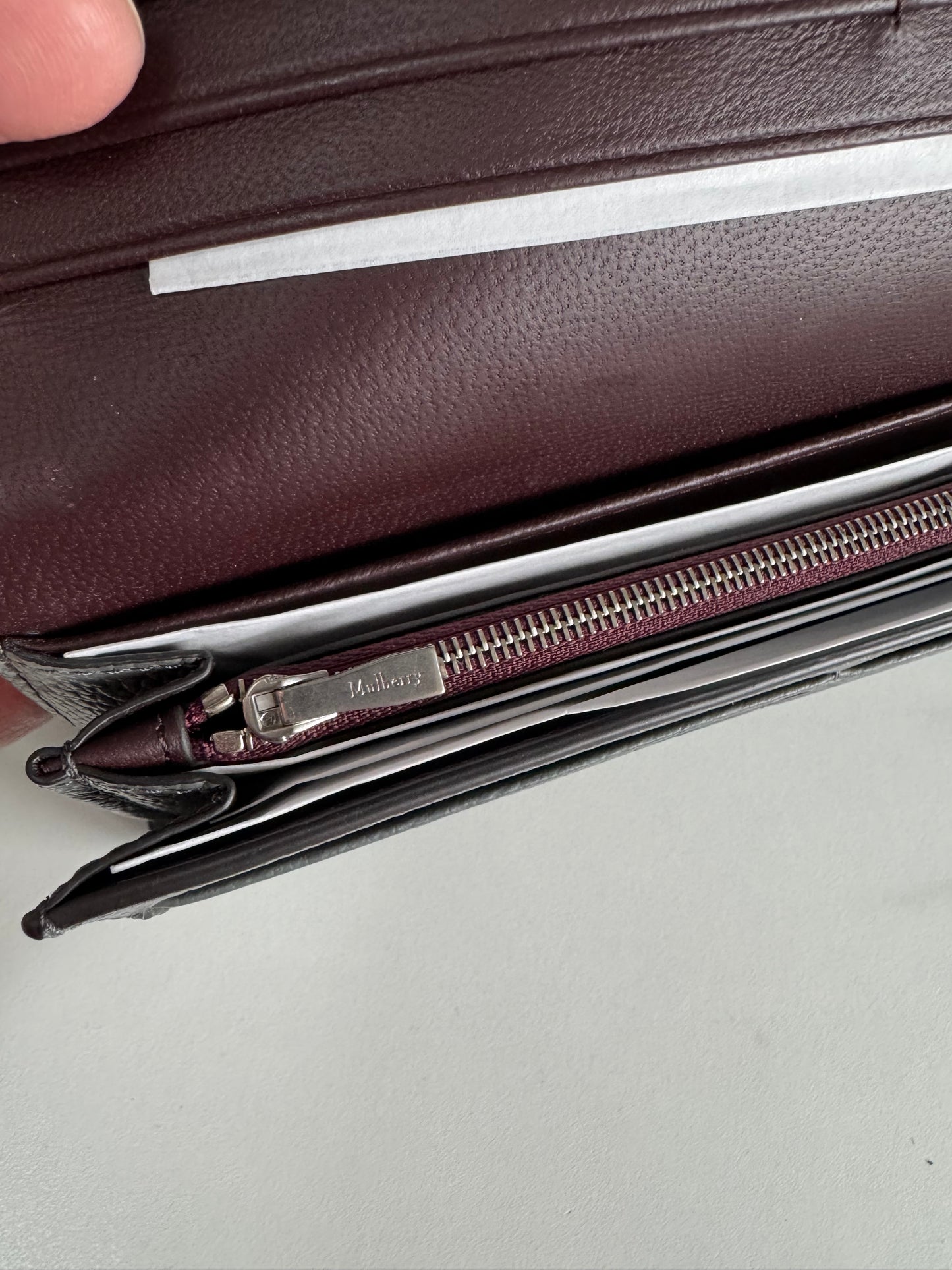 Mulberry Continental Wallet - Charcoal Grey