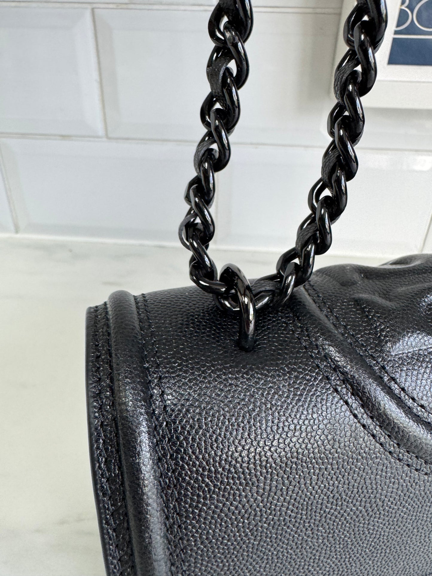 Tory Burch Fleming Shoulder Bag - Black