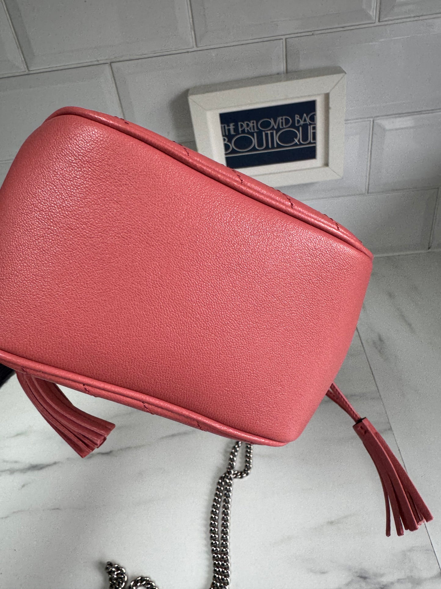 Gucci Blondie Mini Bucket Bag - Coral Pink