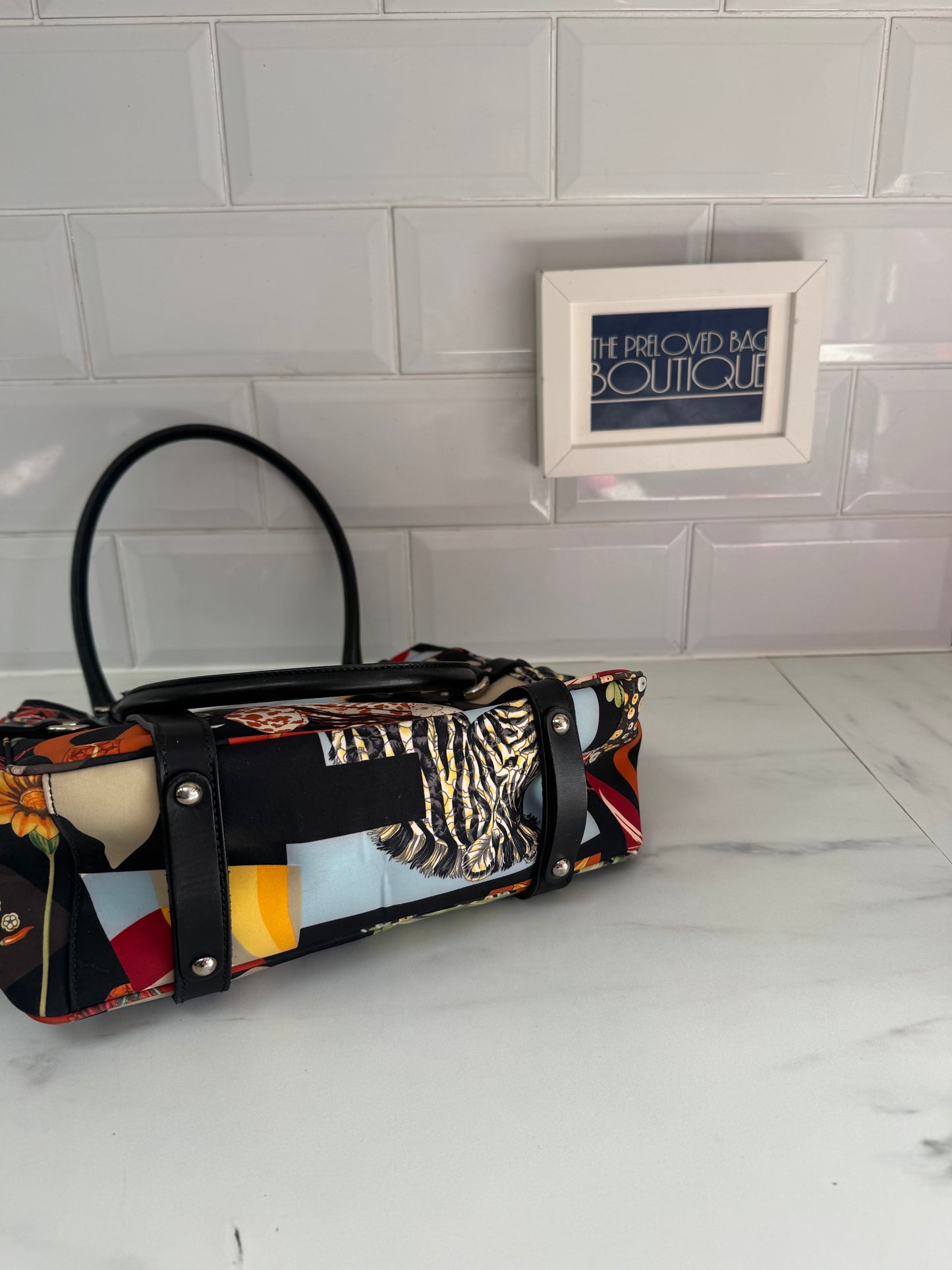 Salvatore Feragamo Tote - Black, Red, Brown, Orange