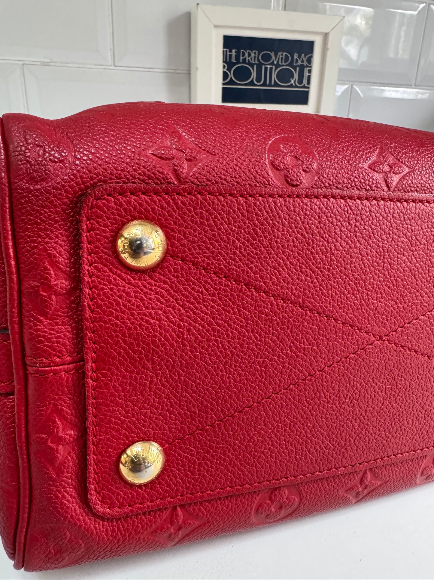Louis Vuitton Speedy 25 Bandouliere - Red Emperiente
