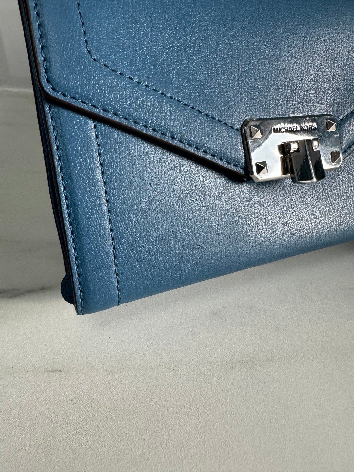 Michael Kors Kinsley WOC - Denim Blue