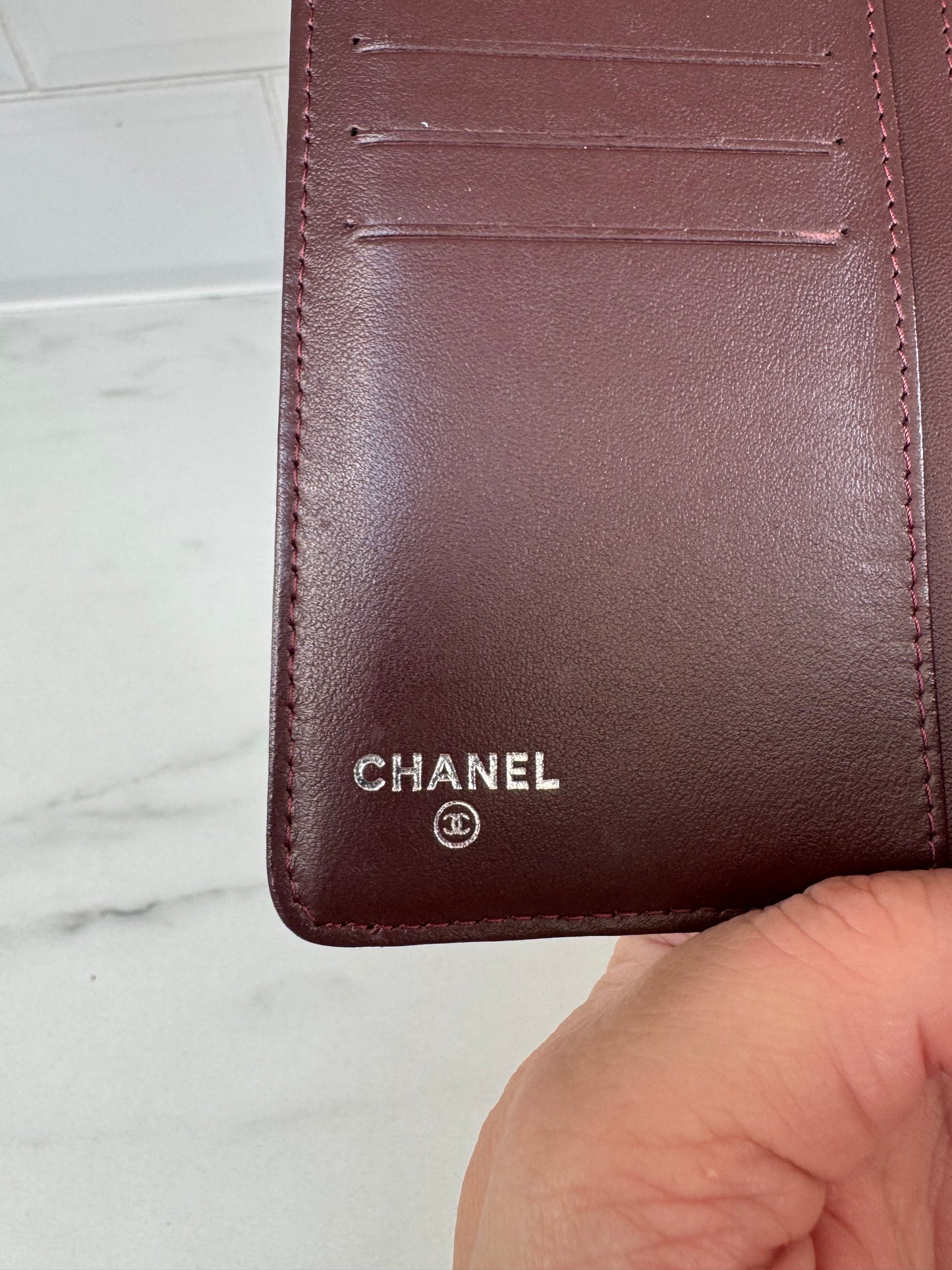 Chanel Quilted Wallet - Black