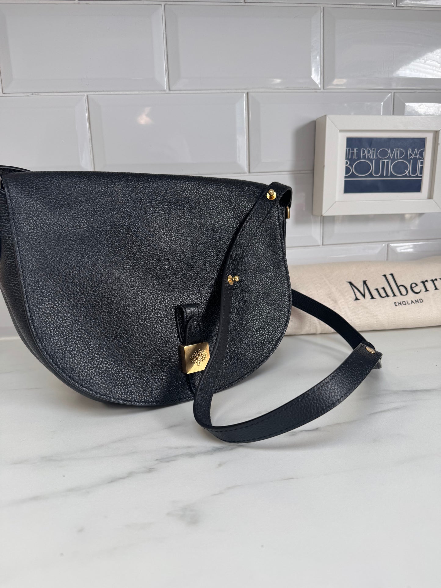 Mulberry Small Tessie Satchel - Black