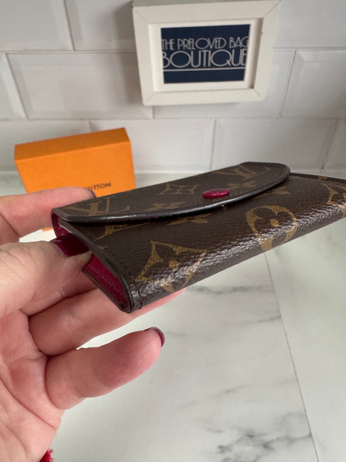 Louis  Vuitton Rosalie Coin Purse - Monogram Brown and Pink