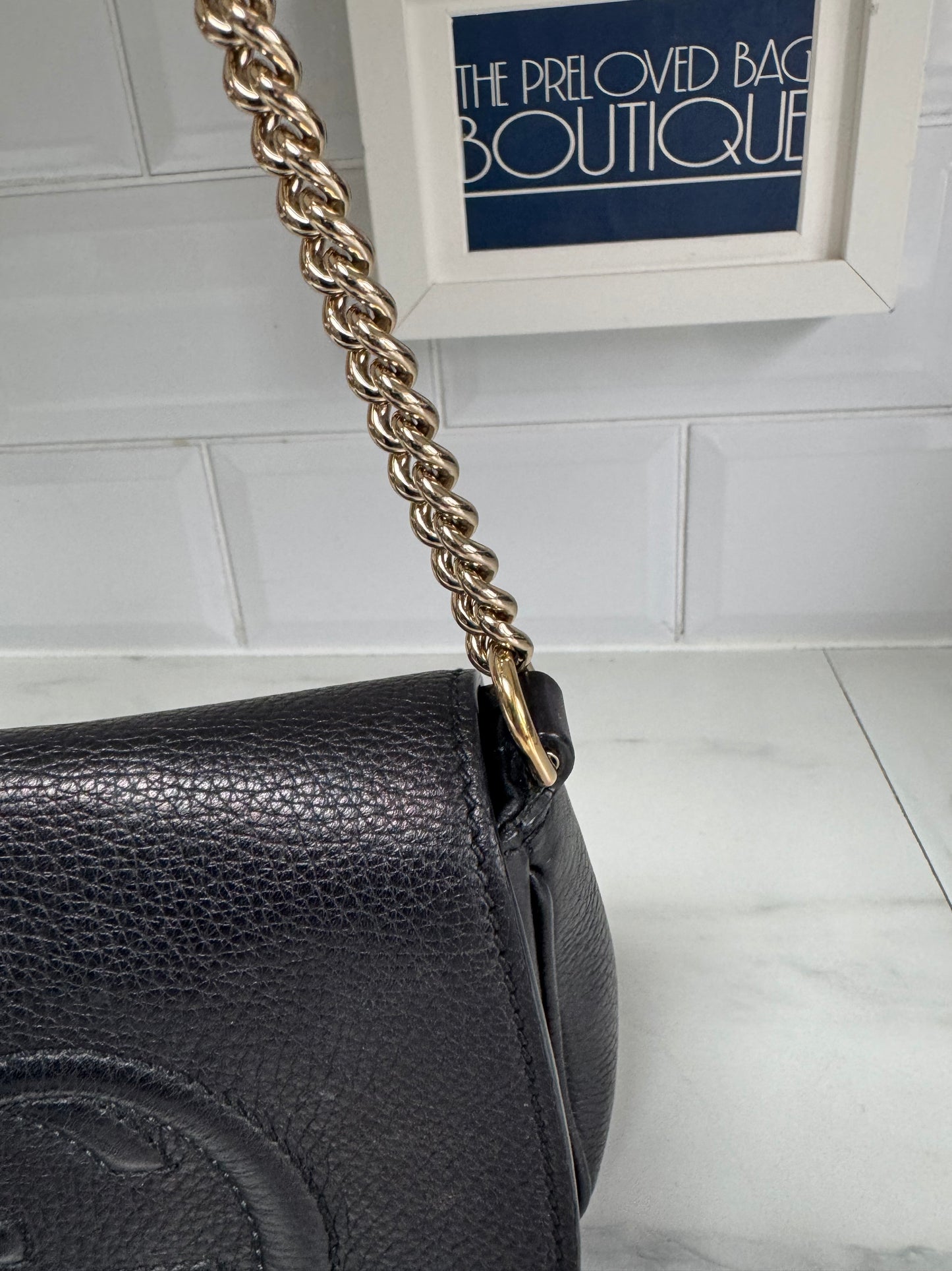 Gucci Small Soho Flap - Black
