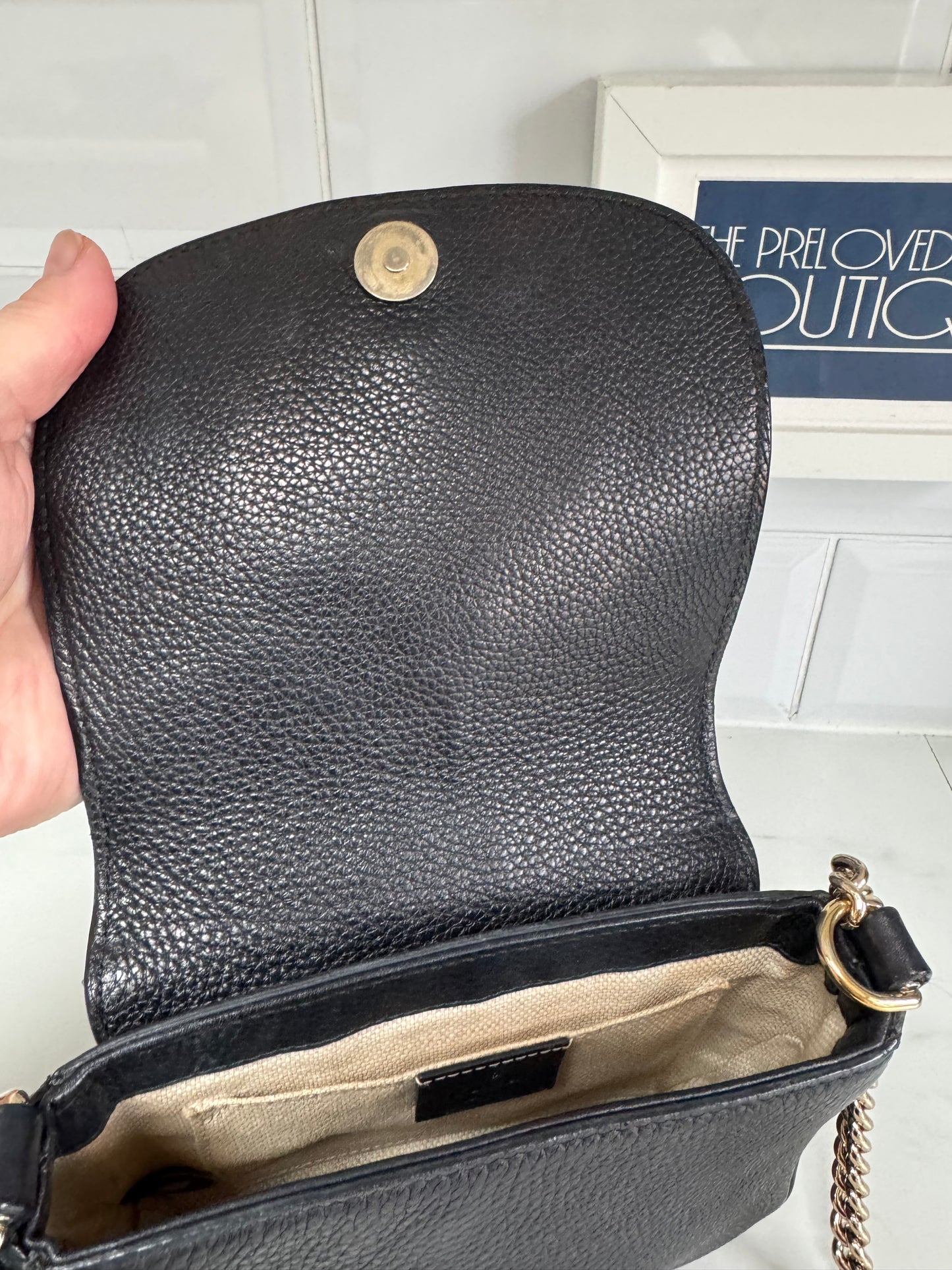 Gucci Small Soho Flap - Black