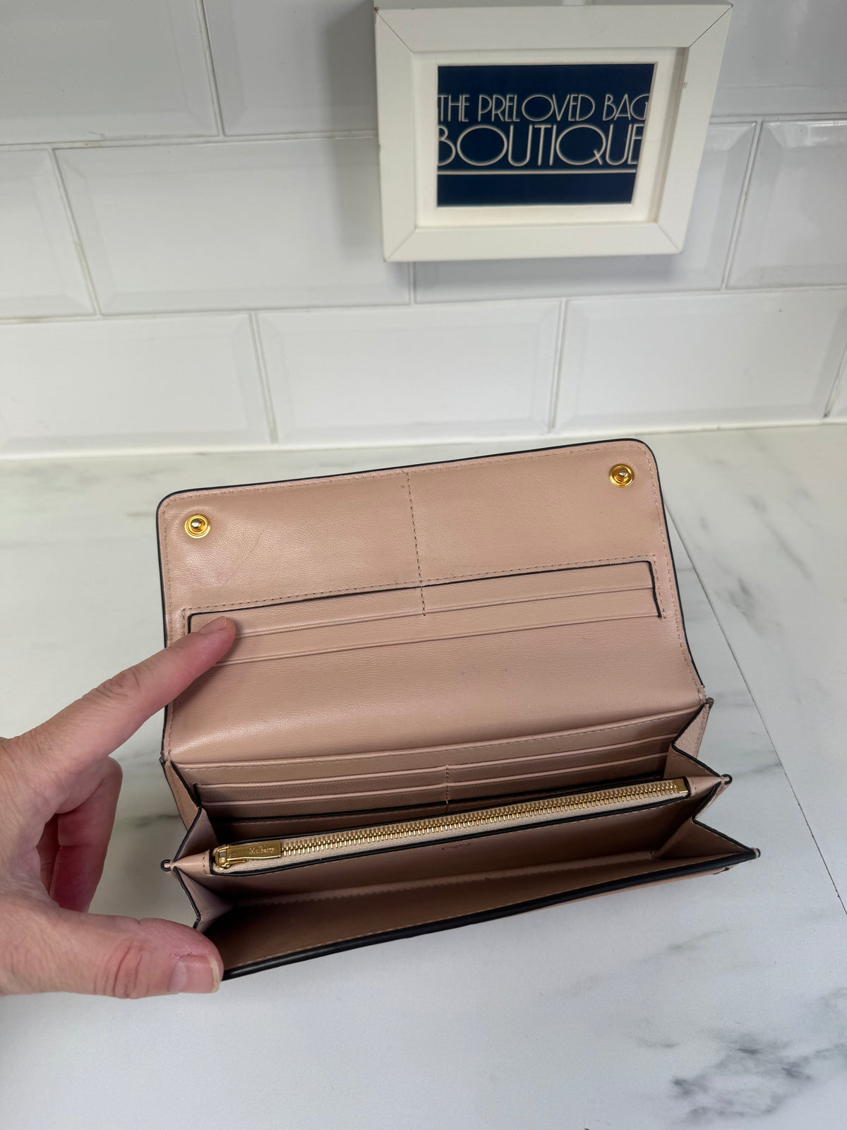 Mulberry Continental Wallet - Rosewater