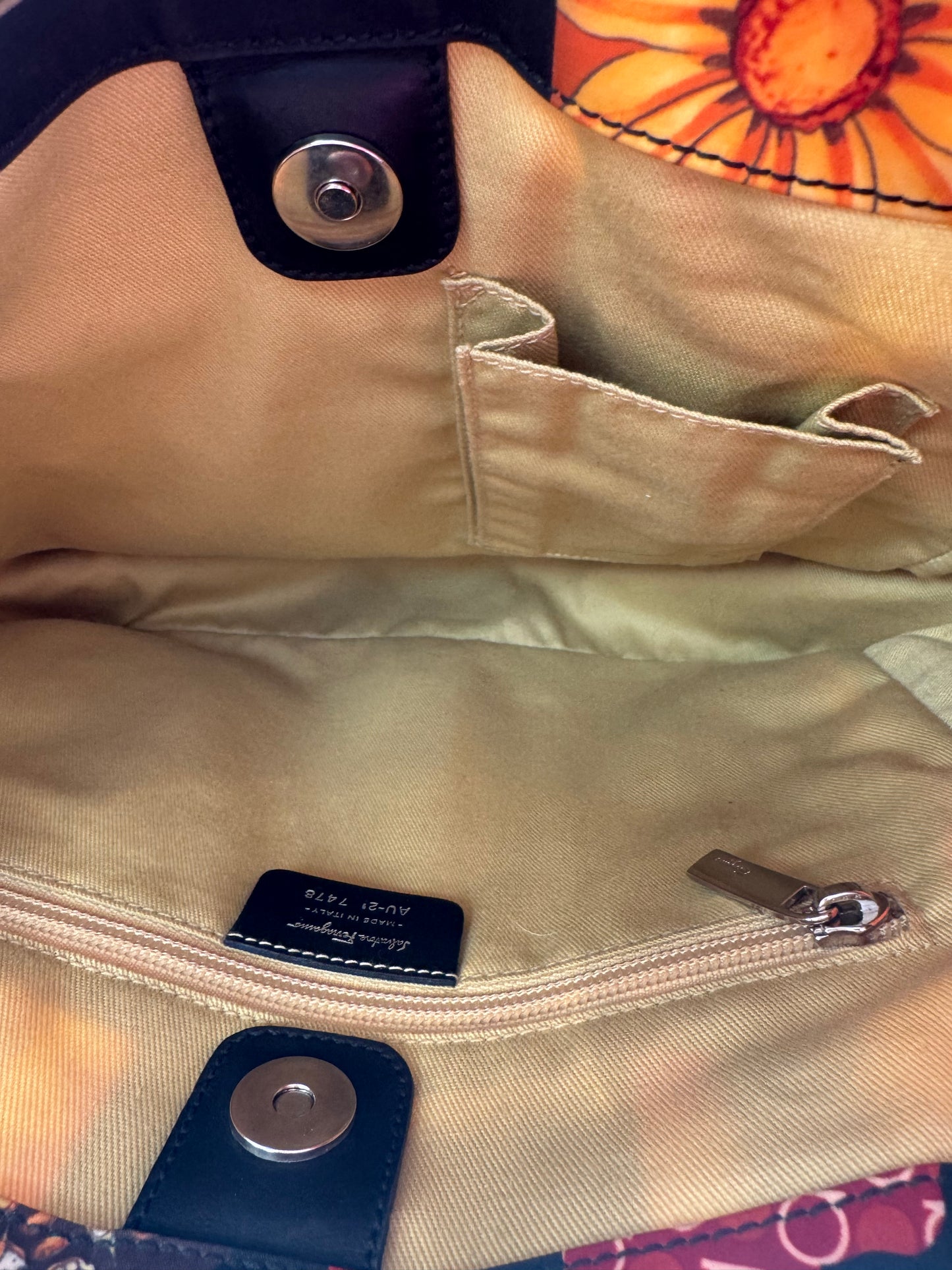 Salvatore Feragamo Tote - Black, Red, Brown, Orange