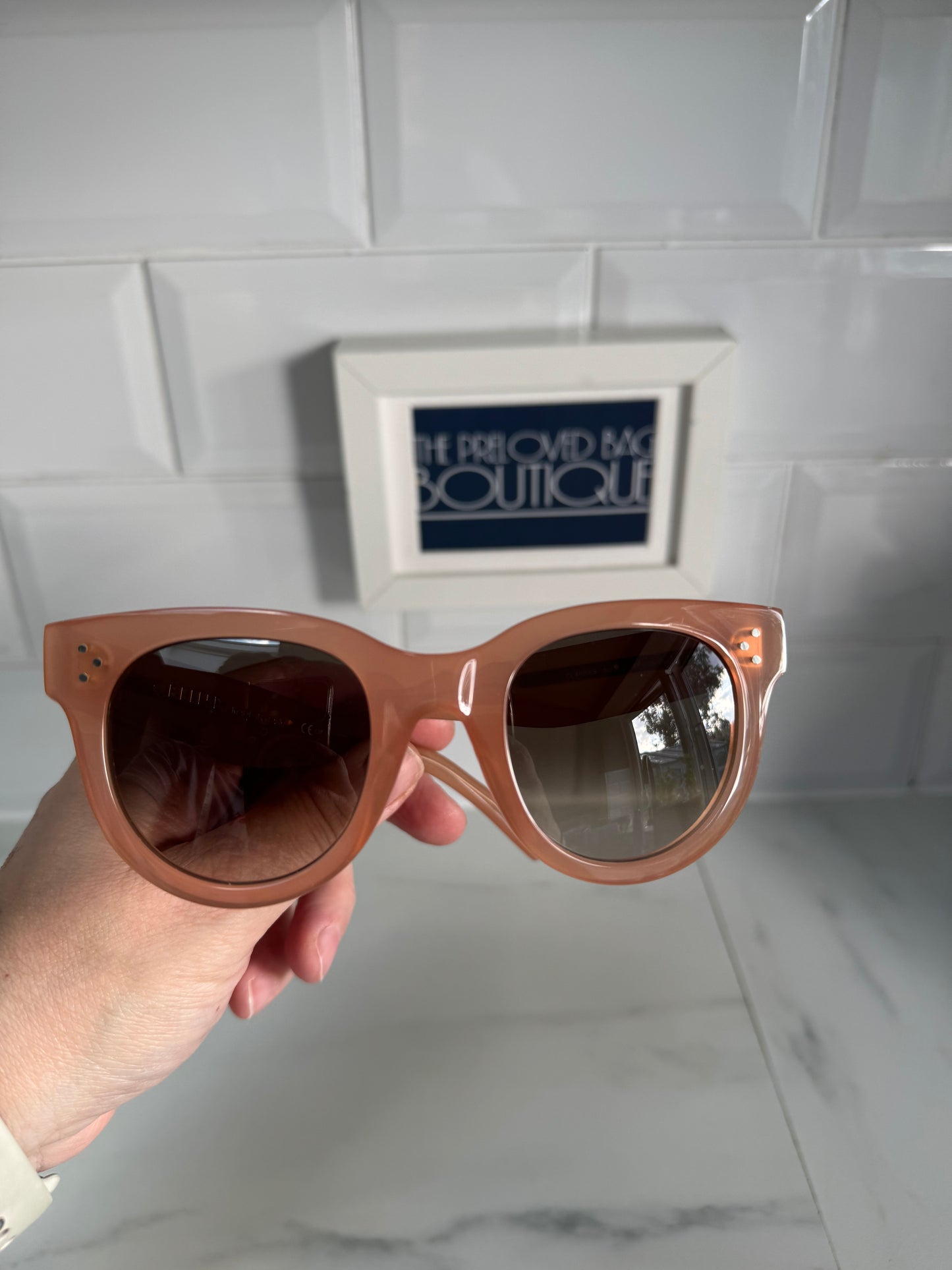 Celine Audrey Sunglasses - Pink