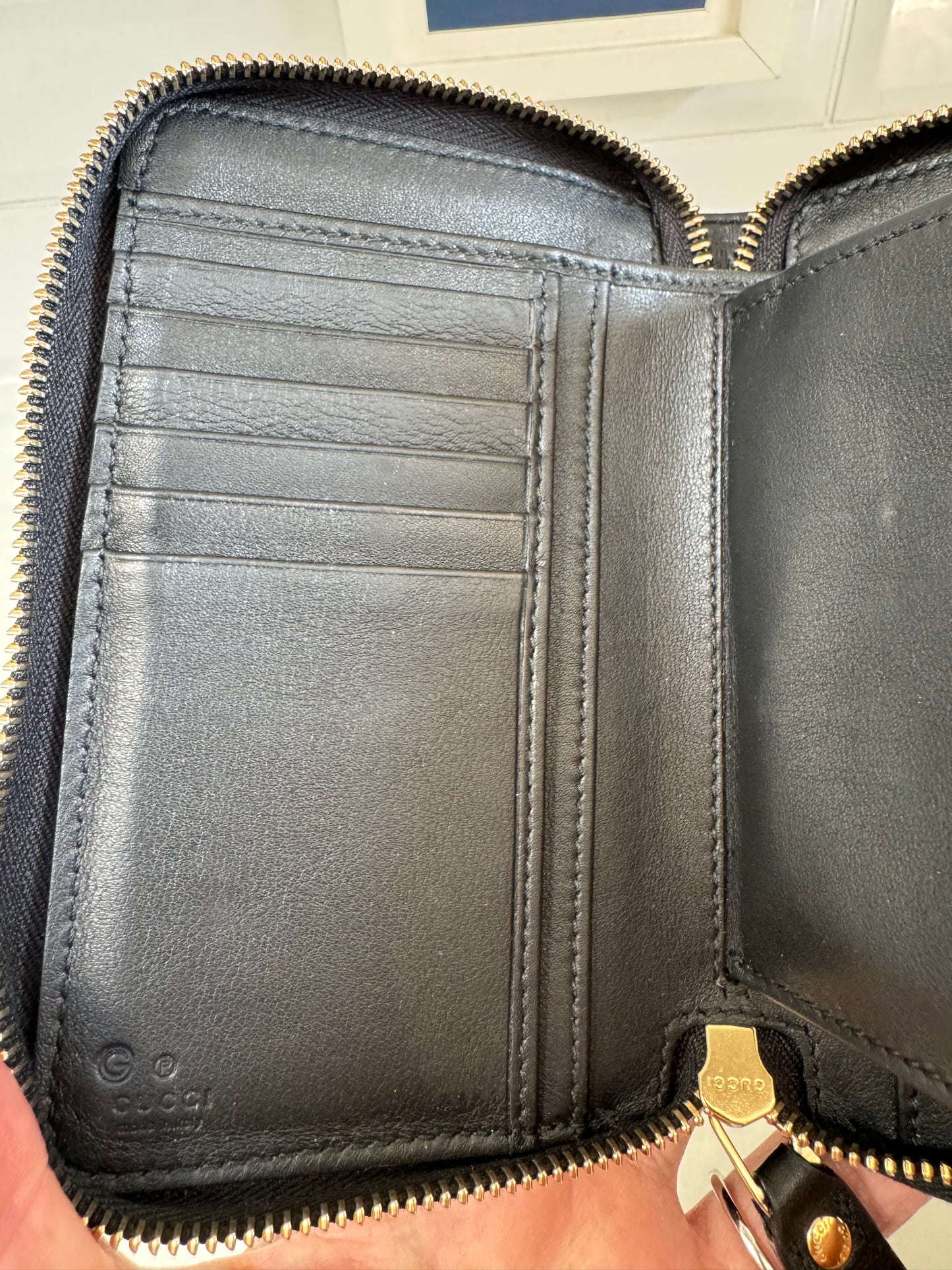 Gucci Guccissima Wallet - Black