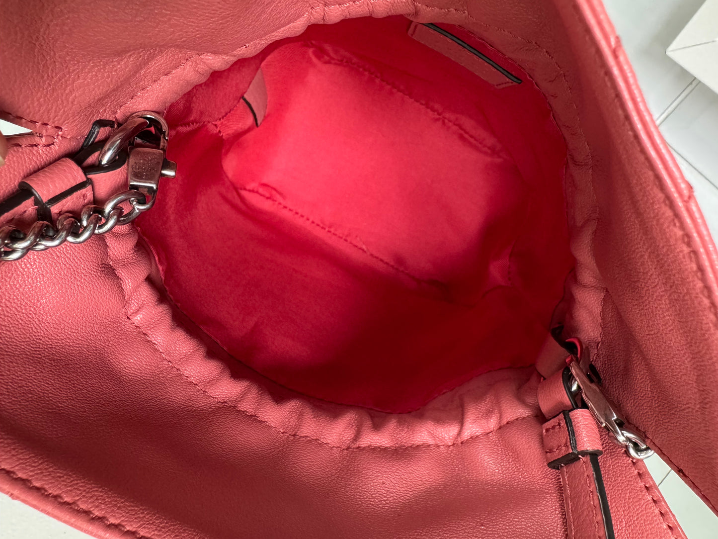 Gucci Blondie Mini Bucket Bag - Coral Pink