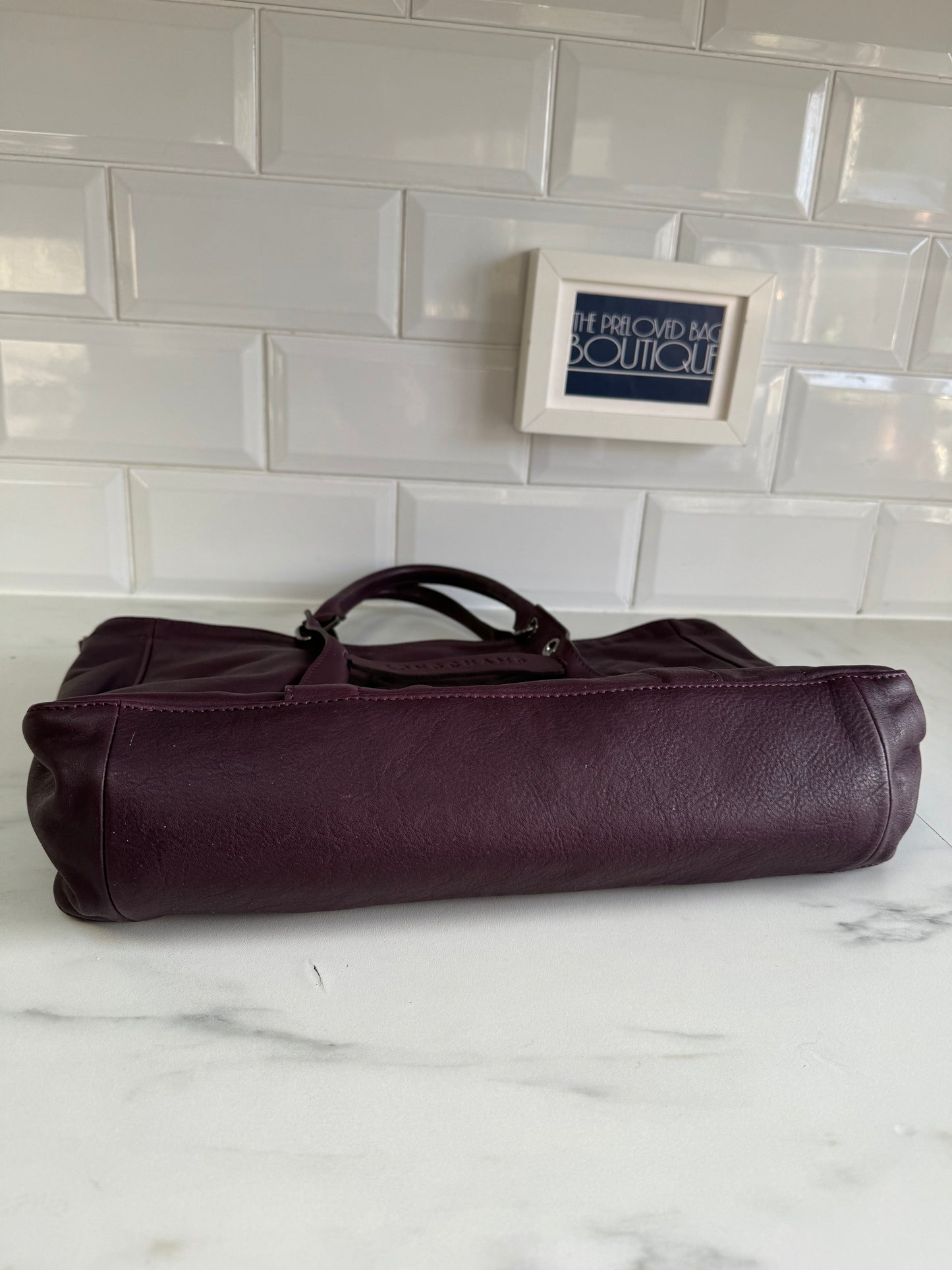 Longchamp 3D Tote - Burgundy