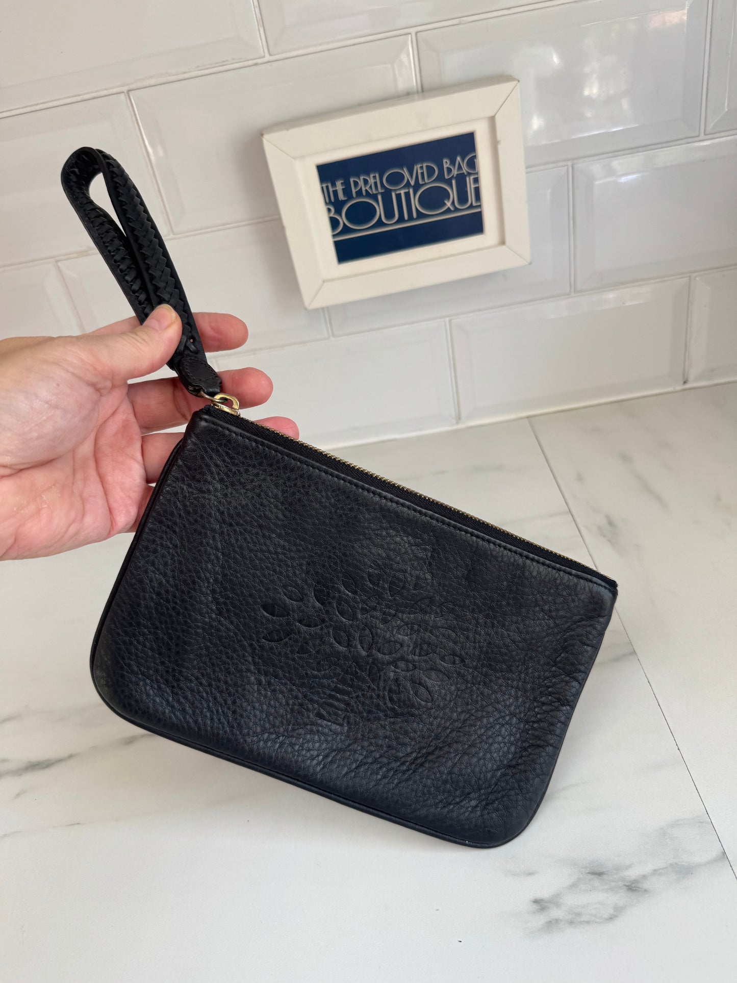 Mulberry Effie Wristlet Pouch - Black