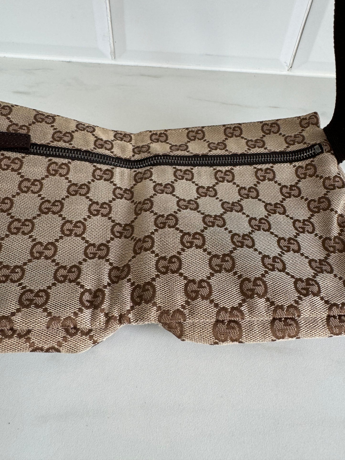 Gucci Waist/Belt Bag - Brown Monogram