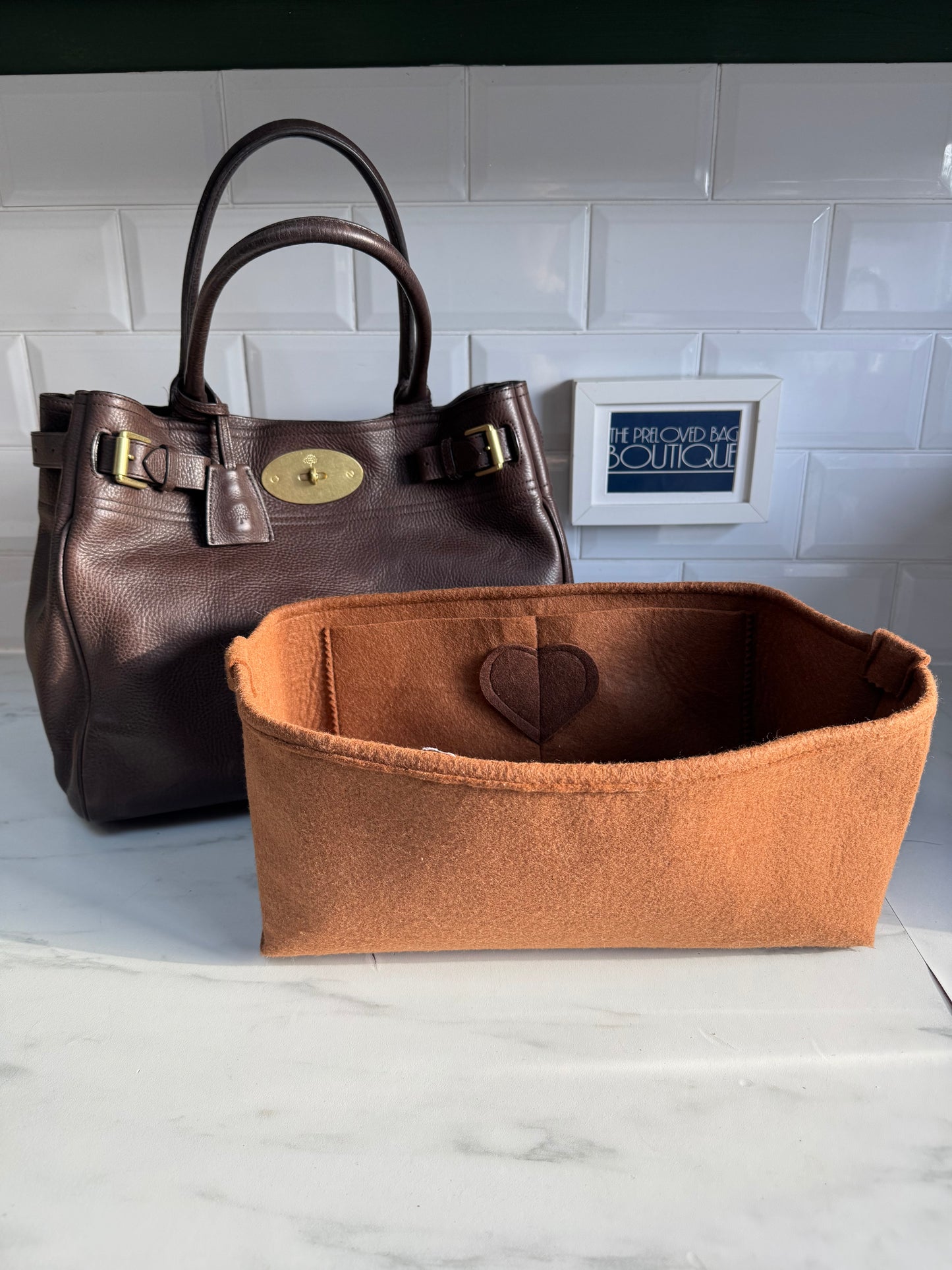 Mulberry Postmans Lock Open Top tote - Chocolate Brown NVT