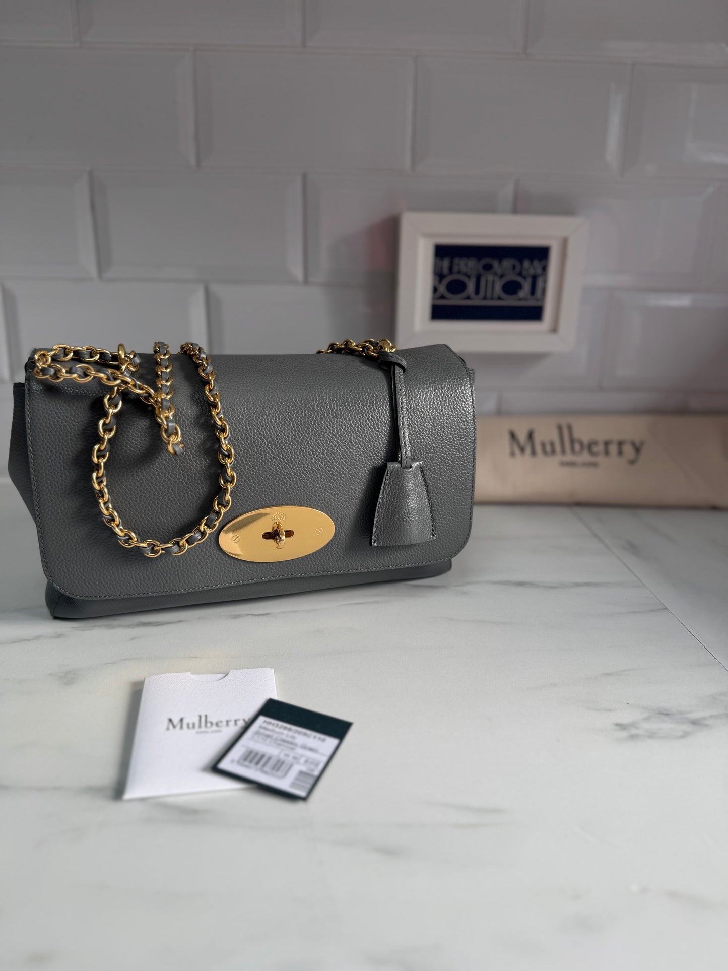 Mulberry Medium Lily - Charcoal