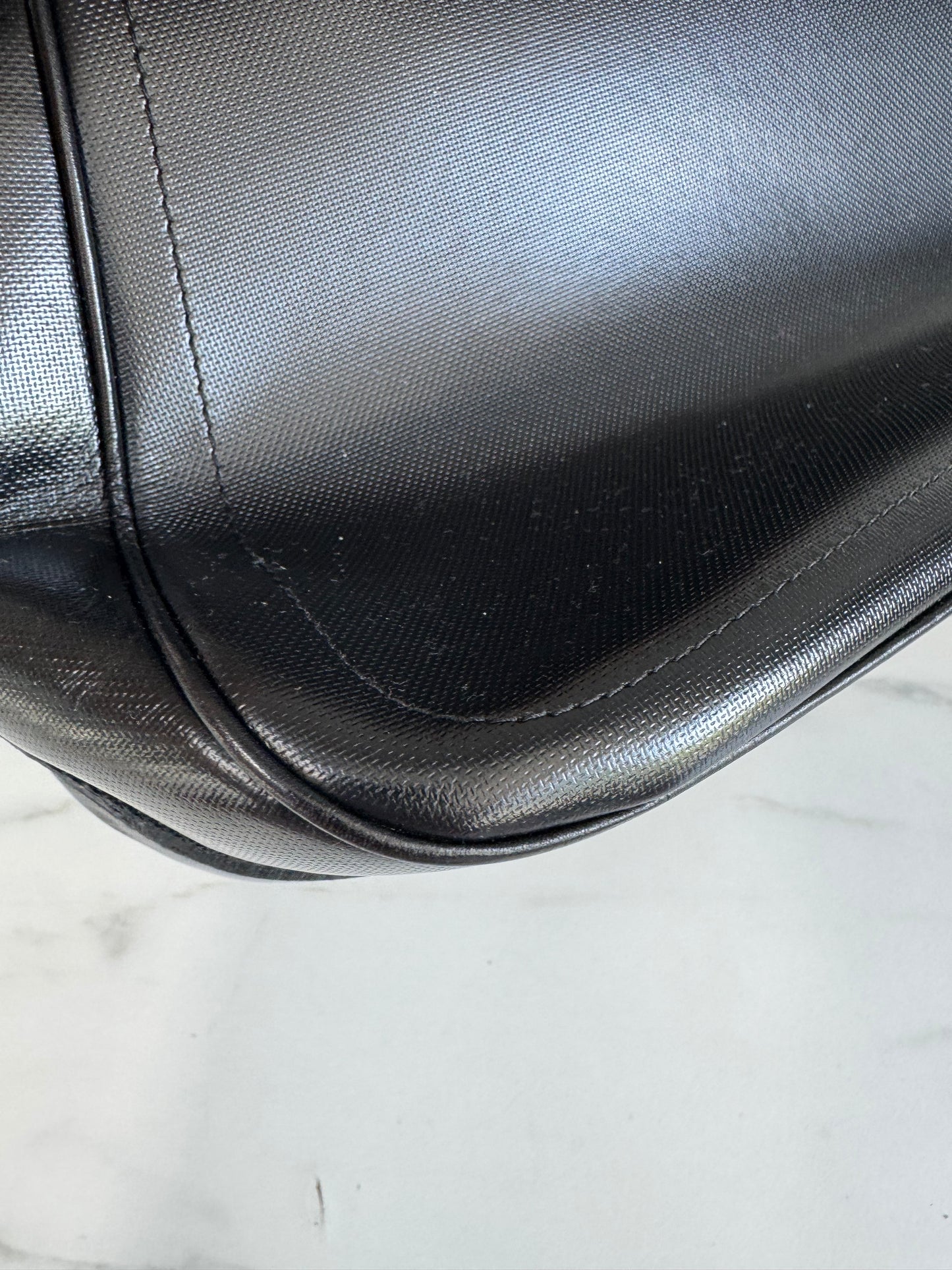 Christian Dior Diamanté Clip Shoulder Bag - Black