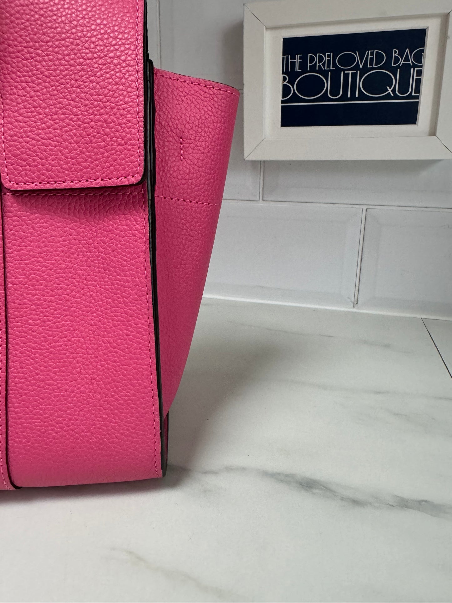 Mulberry Small Bayswater with strap - Candy Pink