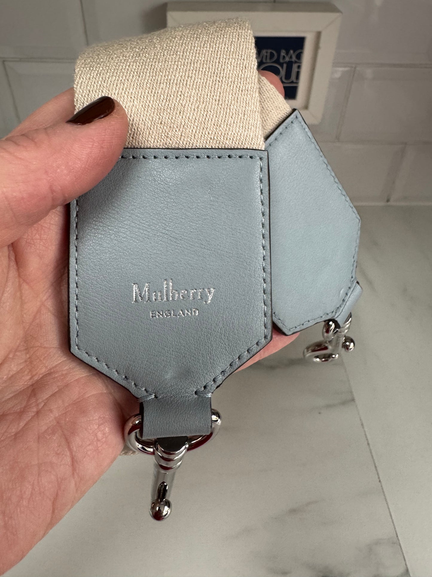 Mulberry Darley Satchel - Cloud
