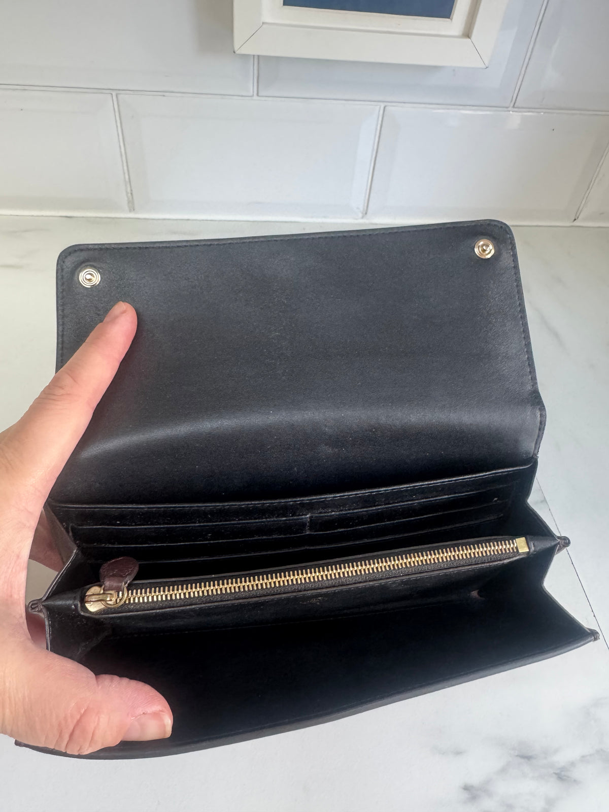 Mulberry Continental Plaque Wallet - Oxblood
