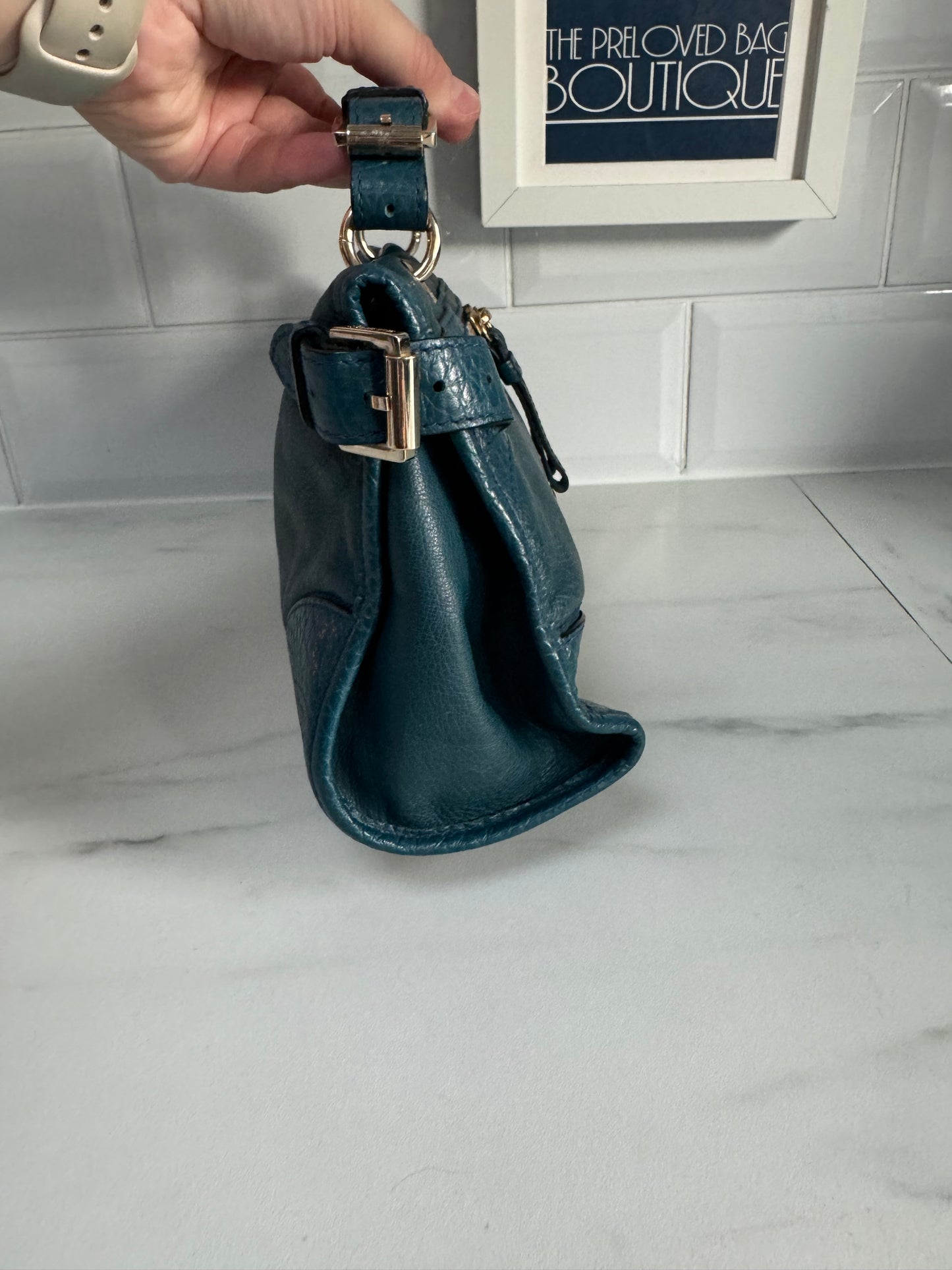 Mulberry Small Taylor - Petrol Blue