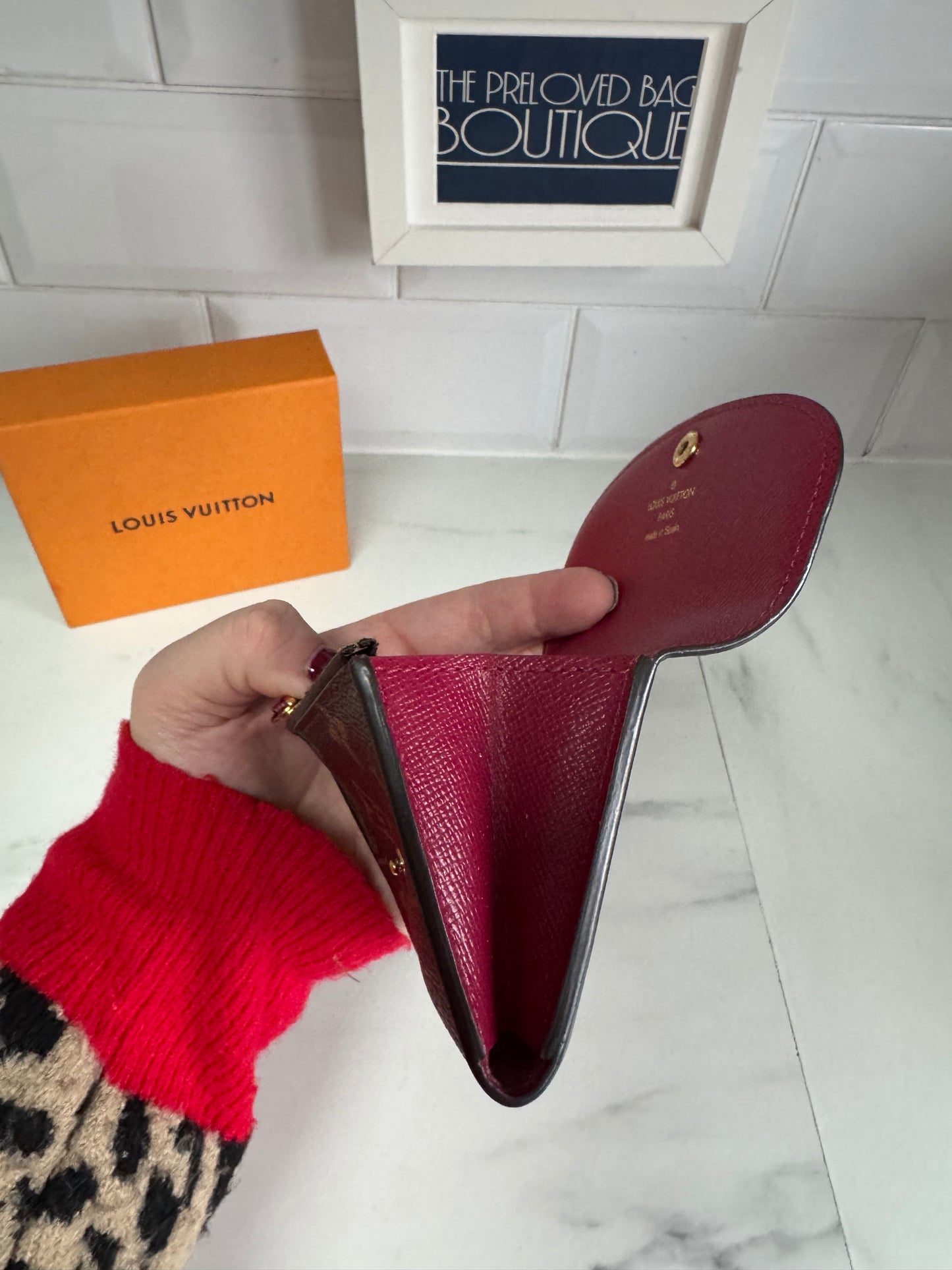 Louis  Vuitton Rosalie Coin Purse - Monogram Brown and Pink