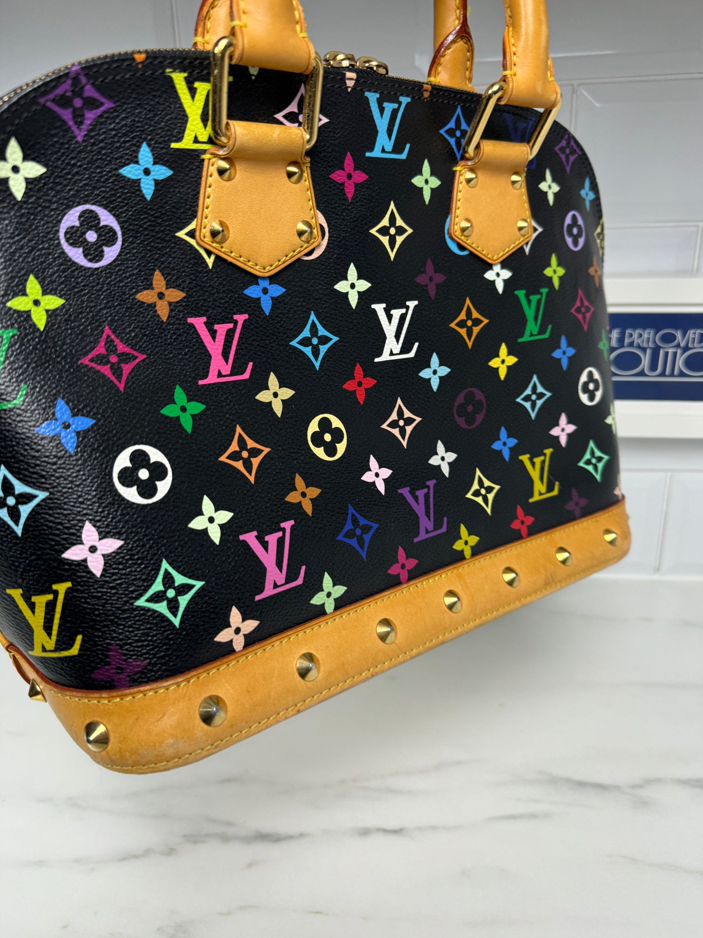 Louis Vuitton Noir Multicolore Alma PM