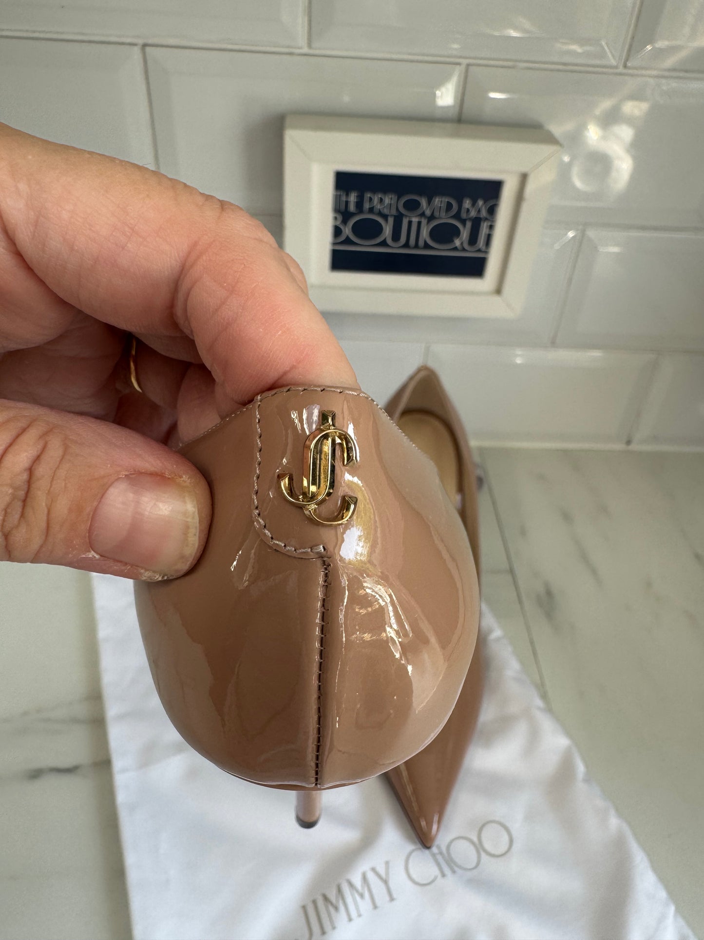 Jimmy Choo Love 100  Heels - Ballet Pink