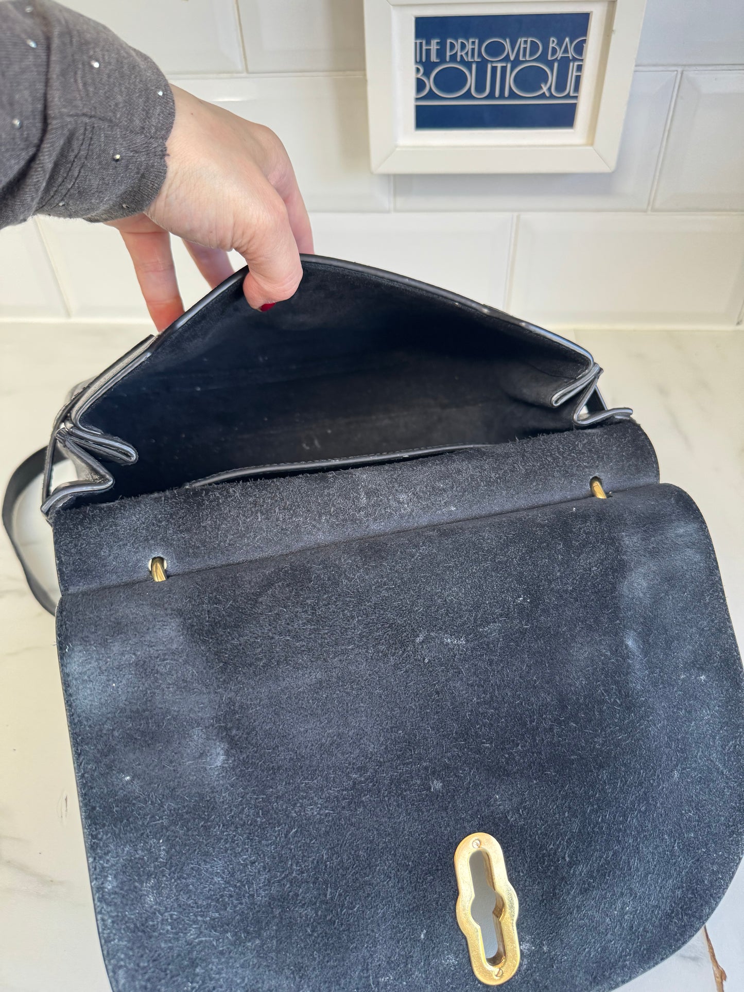 Mulberry Large Amberley - Black