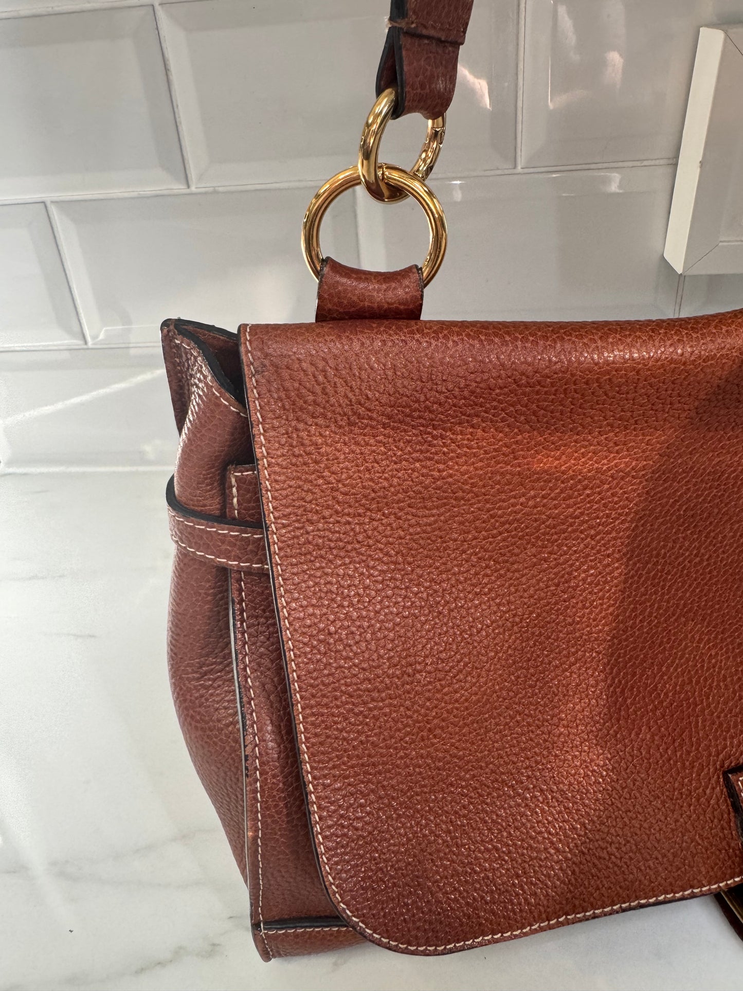 Mulberry Chiltern Satchel - Oak