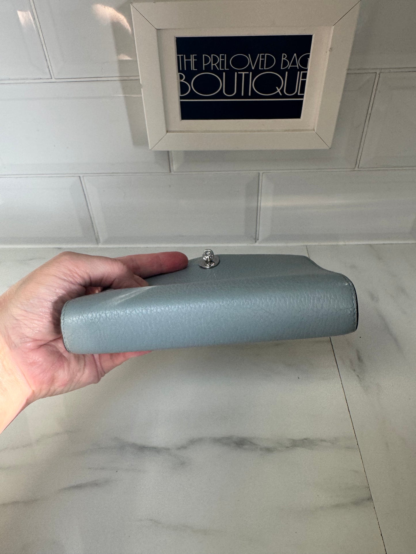 Mulberry Postmans Lock Pocketbook  - Cloud