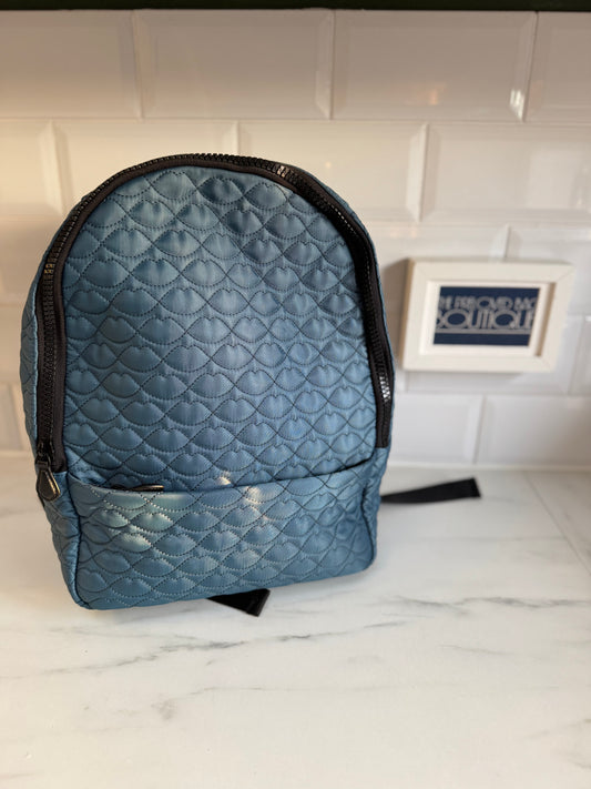 Lulu Guinness Tony Lips Backpack - Ink Blue