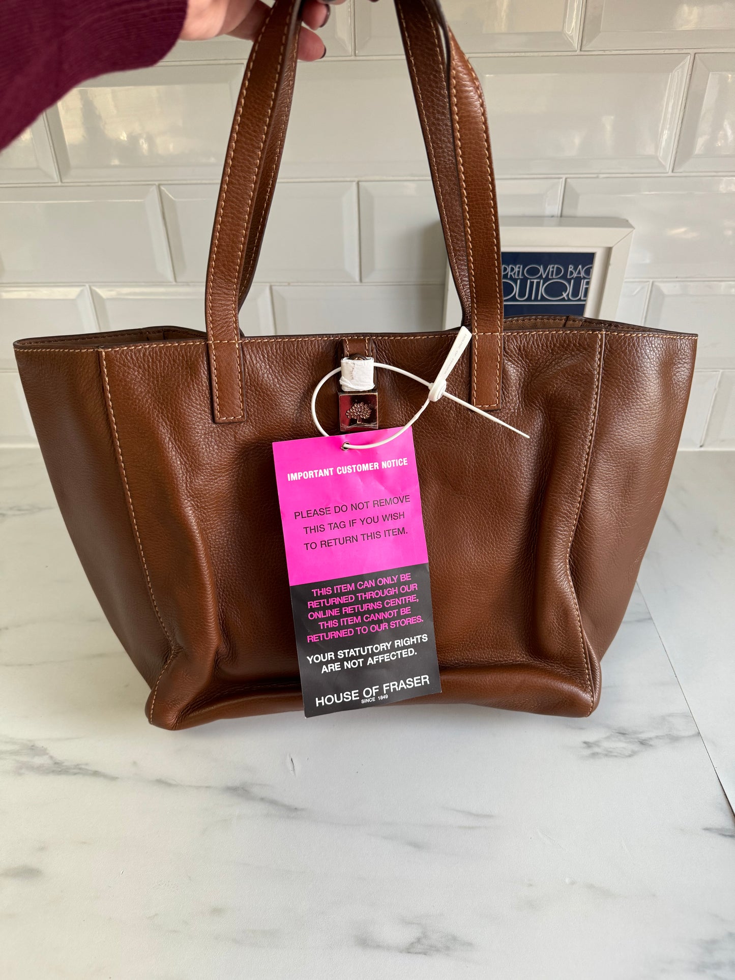 Mulberry Tessie Tote - Oak