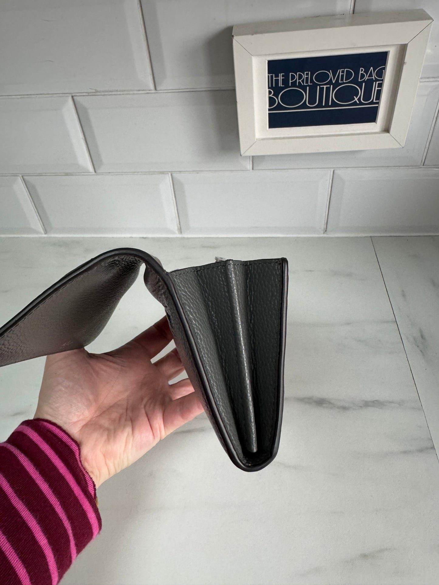 Mulberry Continental Wallet - Charcoal Grey