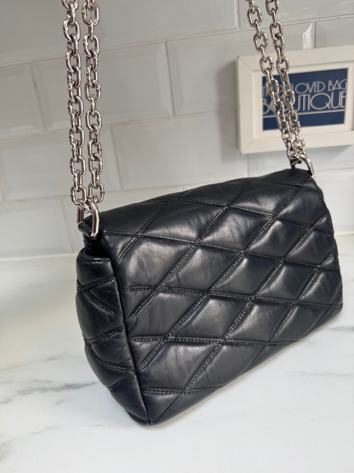 Louis Vuitton Go-14 Malletage PM Quilted Leather - Black