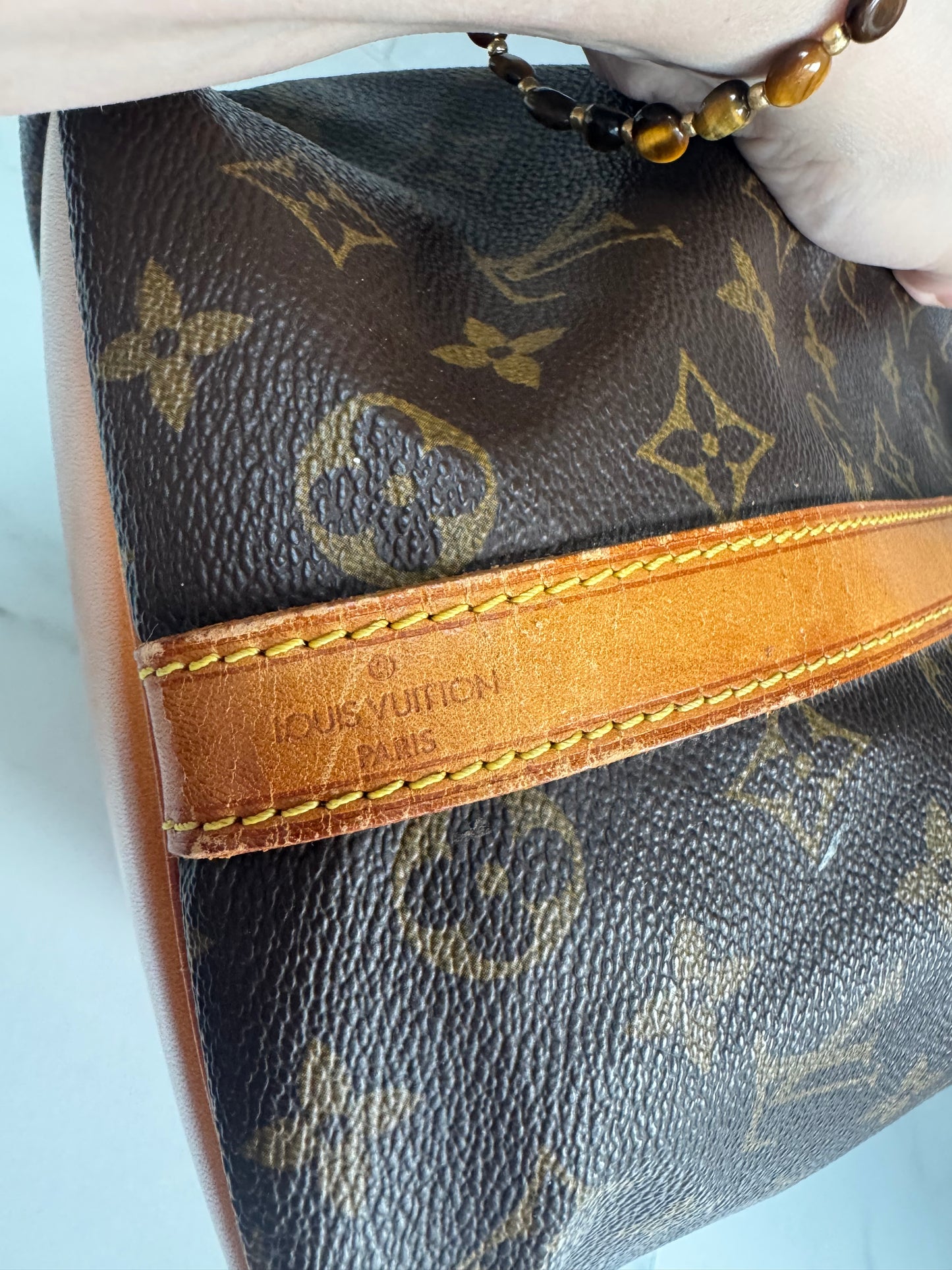 Louis Vuitton Petit Noe Bucket Bag - Monogram Brown
