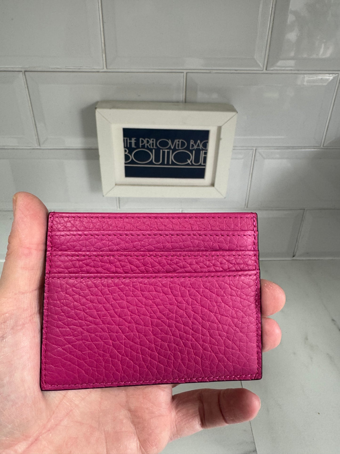 Mulberry Zipped Card Holder - Pink