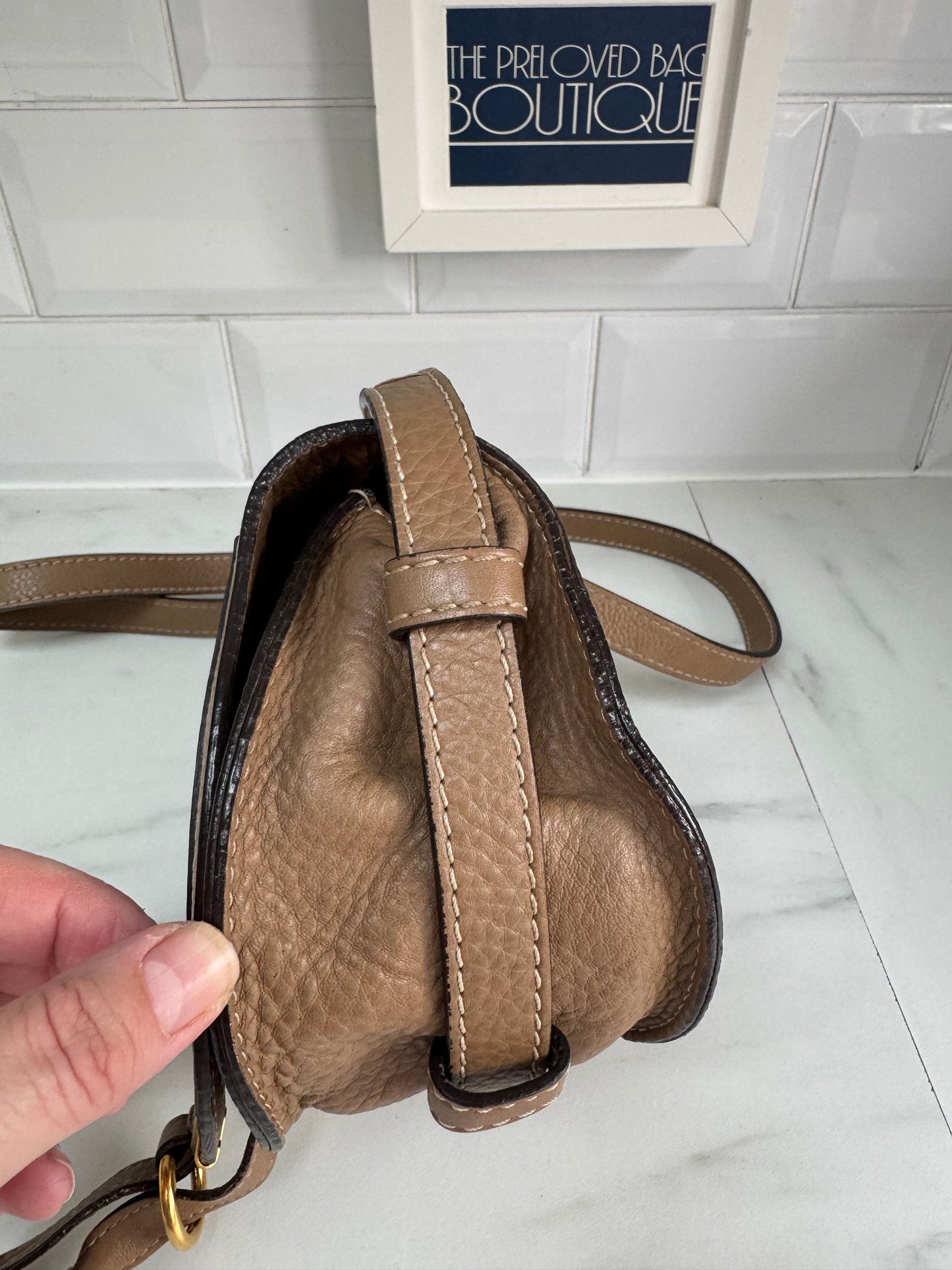 Chloé Small Marcie Satchel- Nut