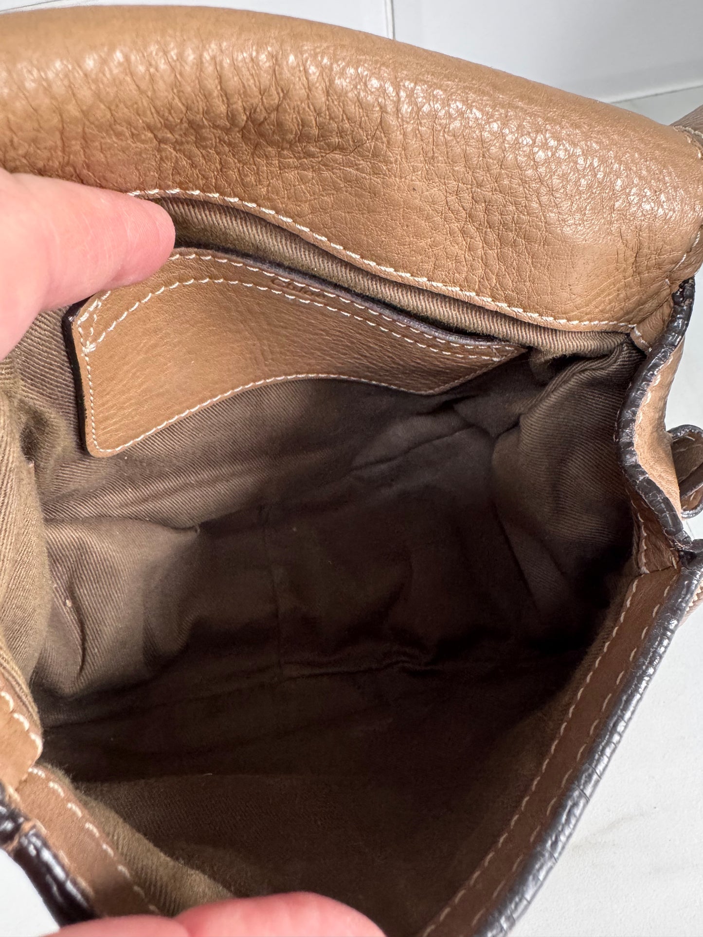 Chloé Small Marcie Satchel- Nut
