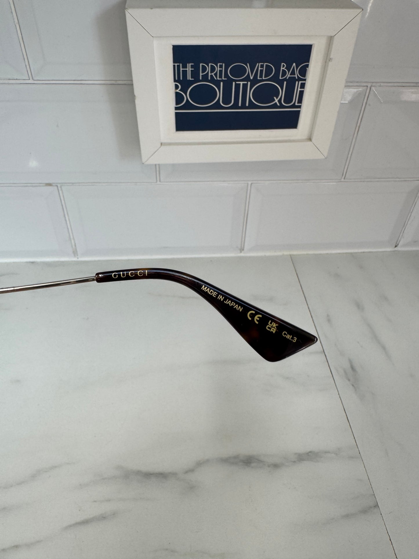 Gucci Round Sunglasses - Green and Red