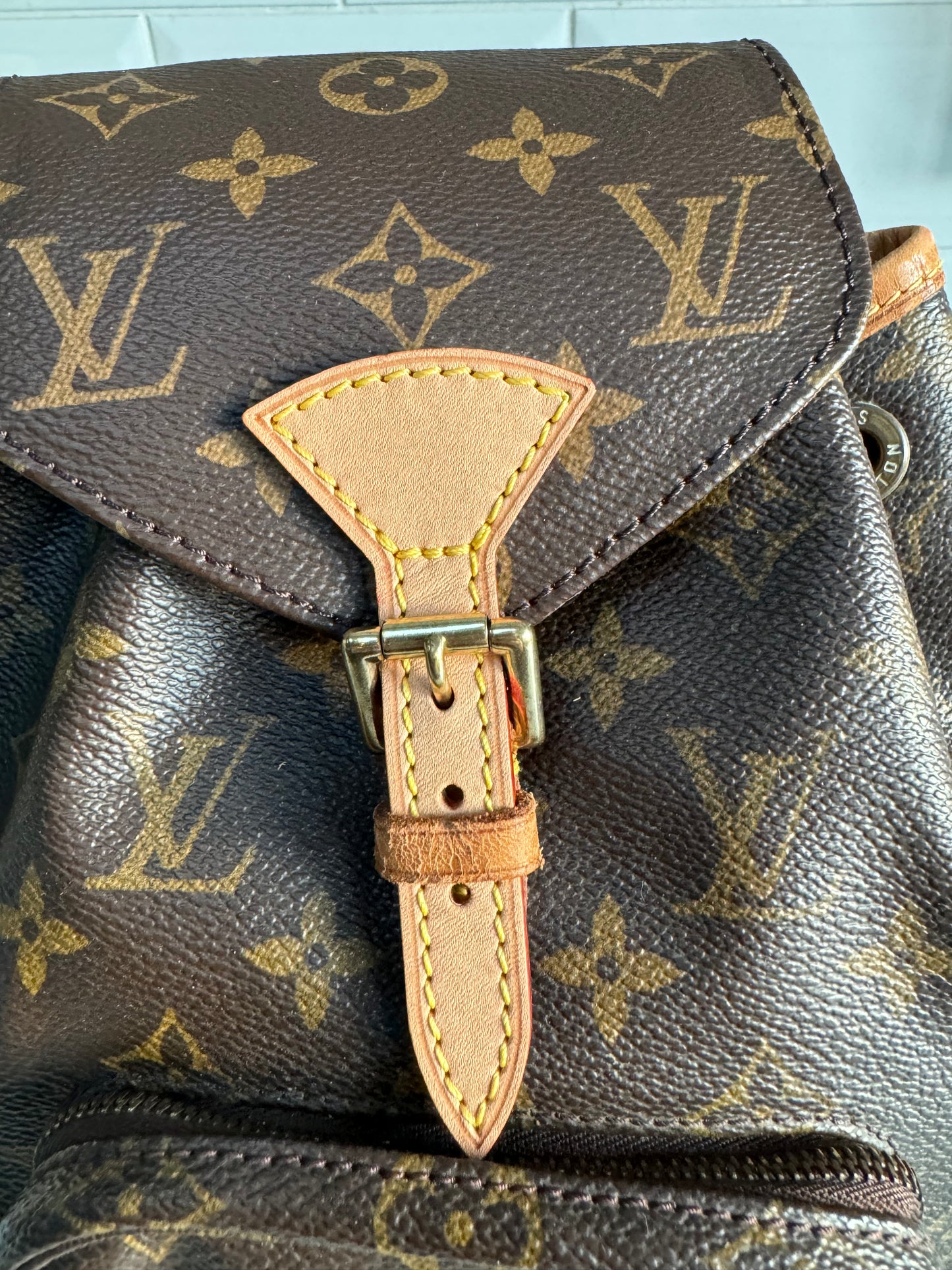 Louis Vuitton Vintage Montsouris Mini Backpack - Monogram