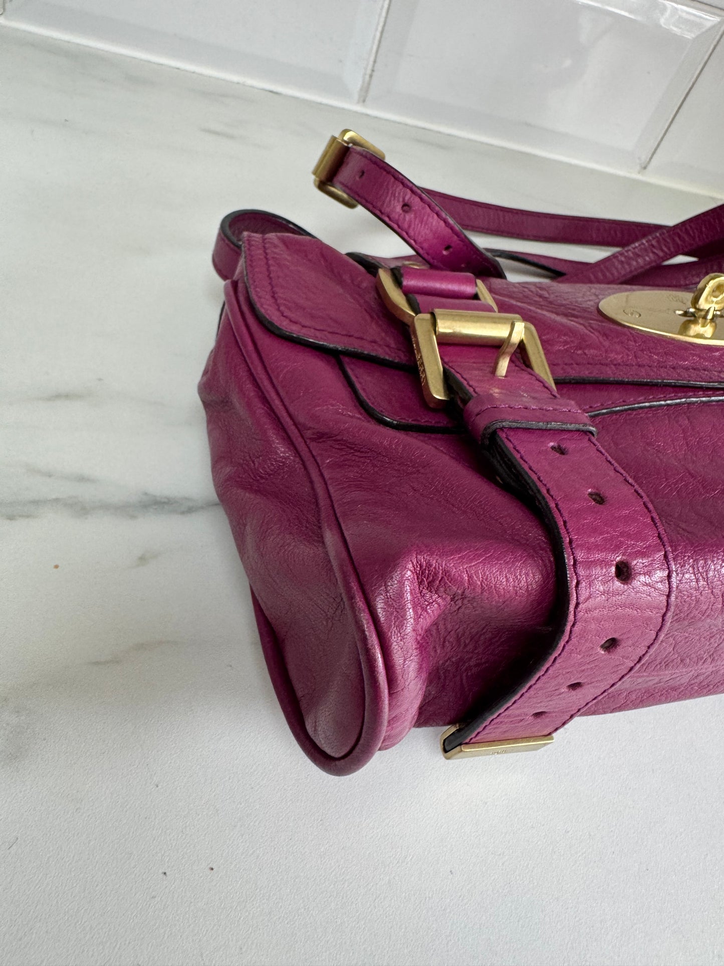 Mulberry Alexa Clutch - Plum