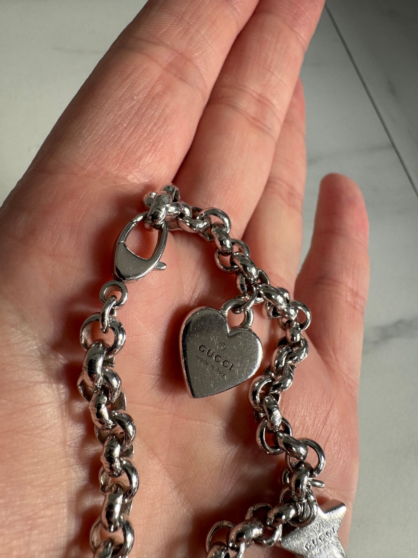 Gucci Charm Bracelet - Silver