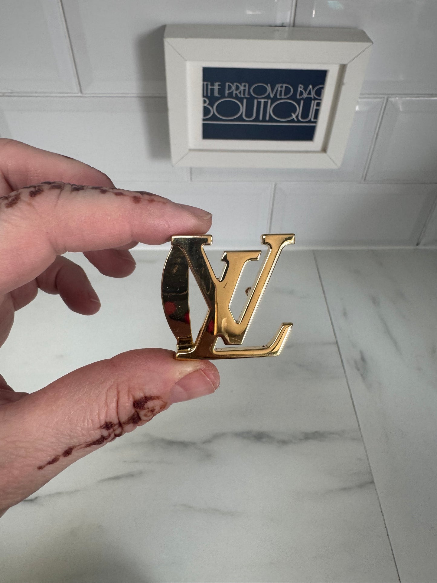 Louis Vuitton Initiales Belt - Black/Brown Monogram