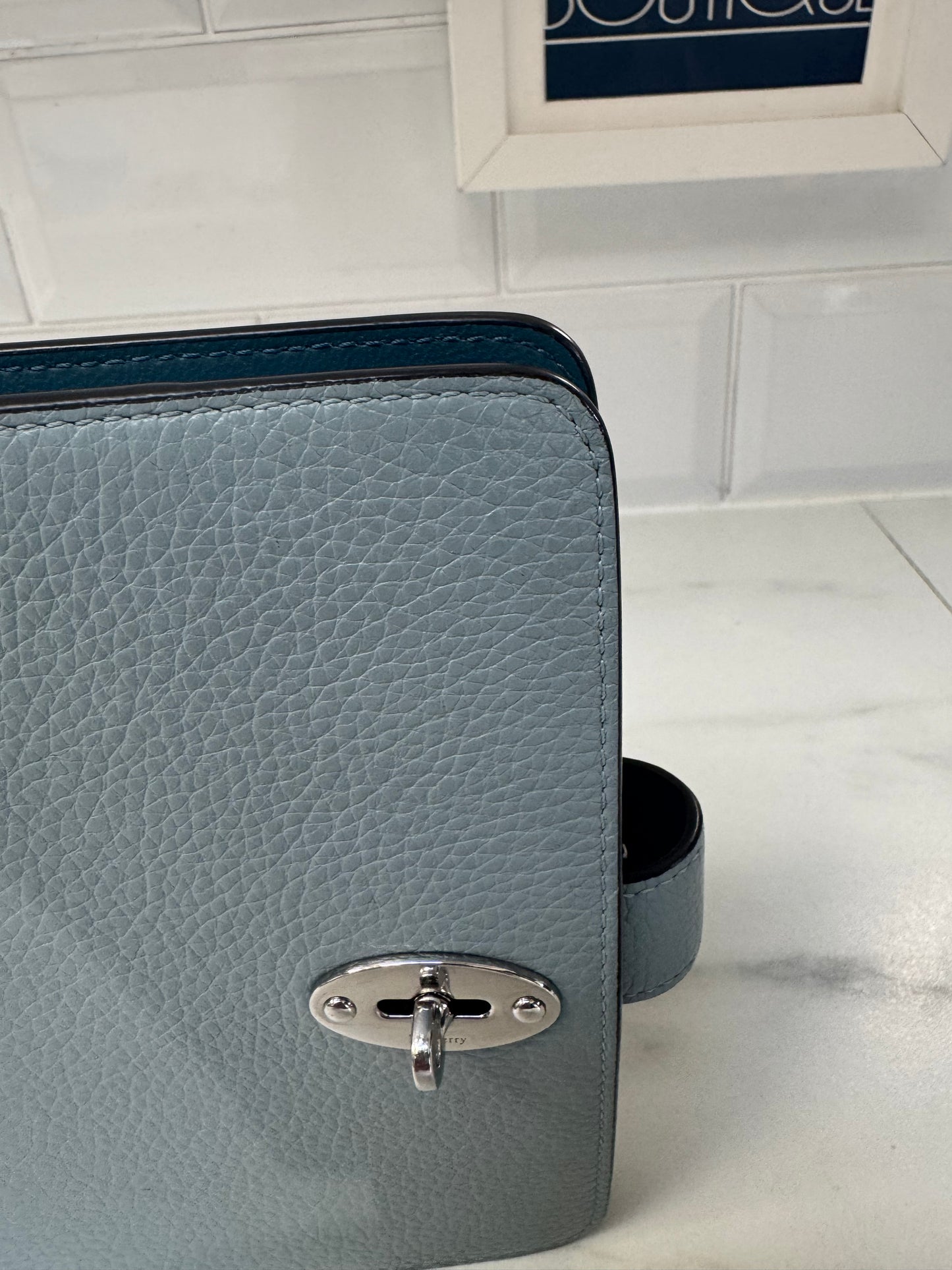 Mulberry Postmans Lock Pocketbook  - Cloud