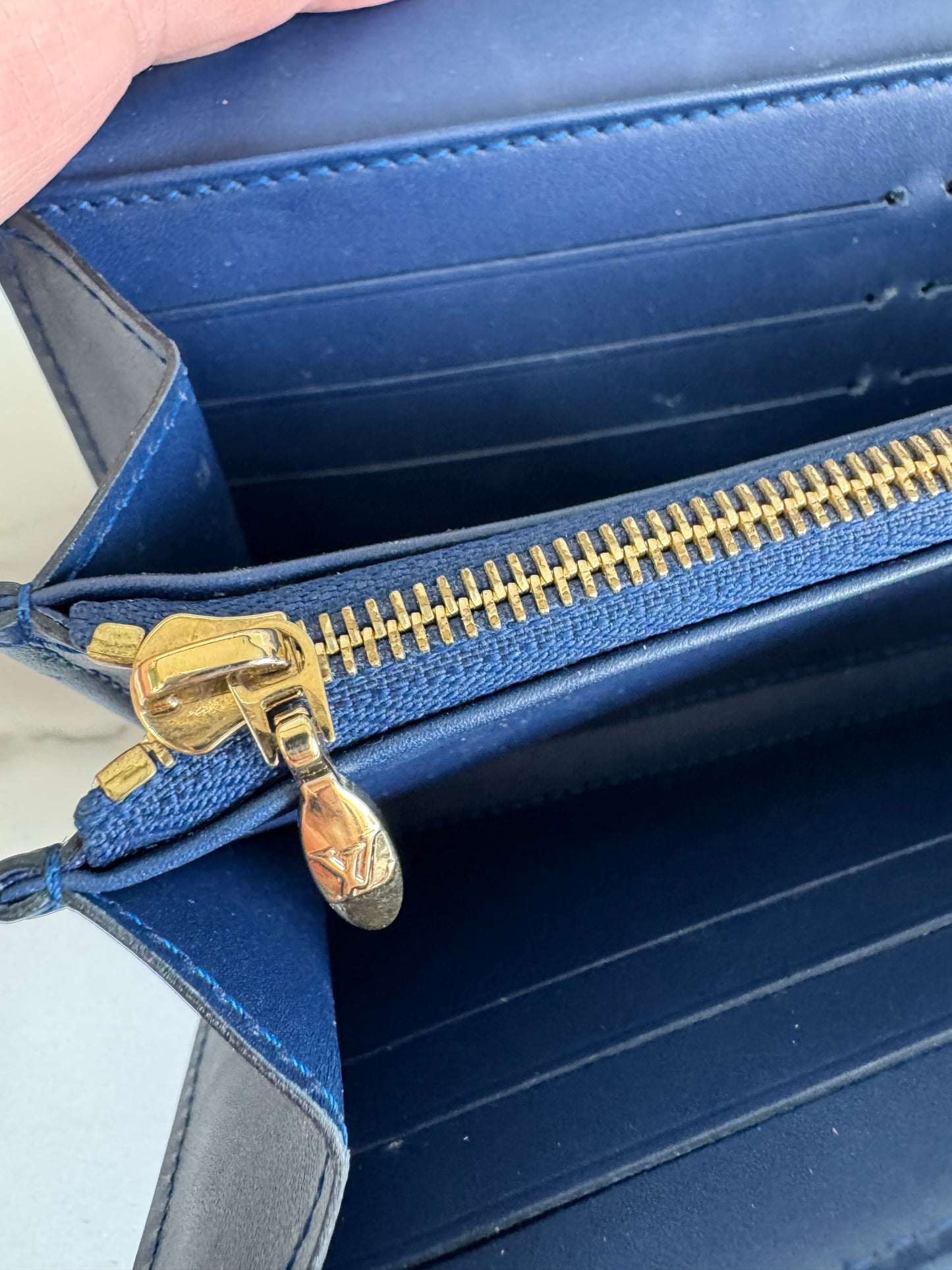 Louis Vuitton Monogram Vernis Chaine Wallet - Grand Bleu