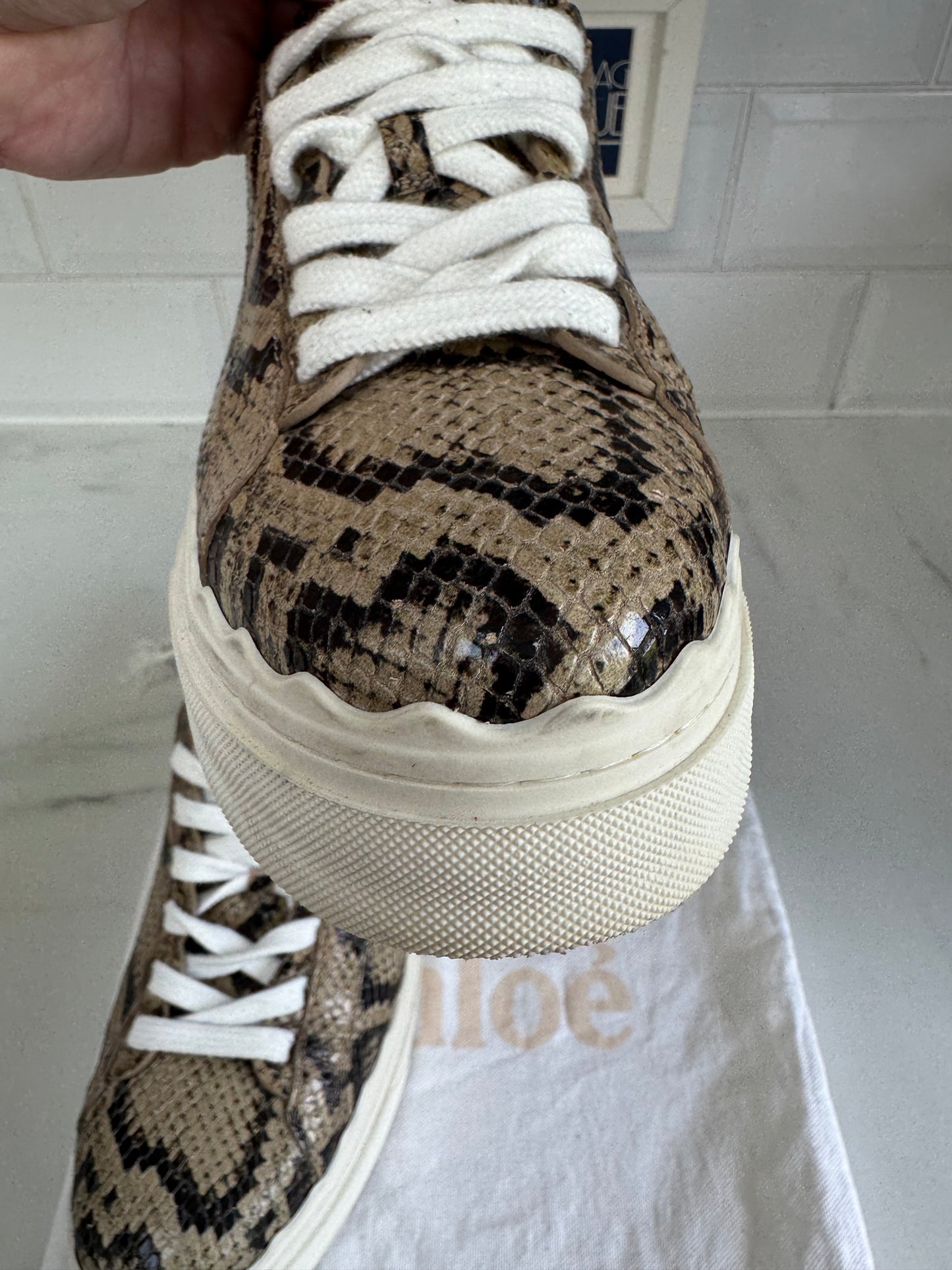 Chloé Trainers White, Grey and Black