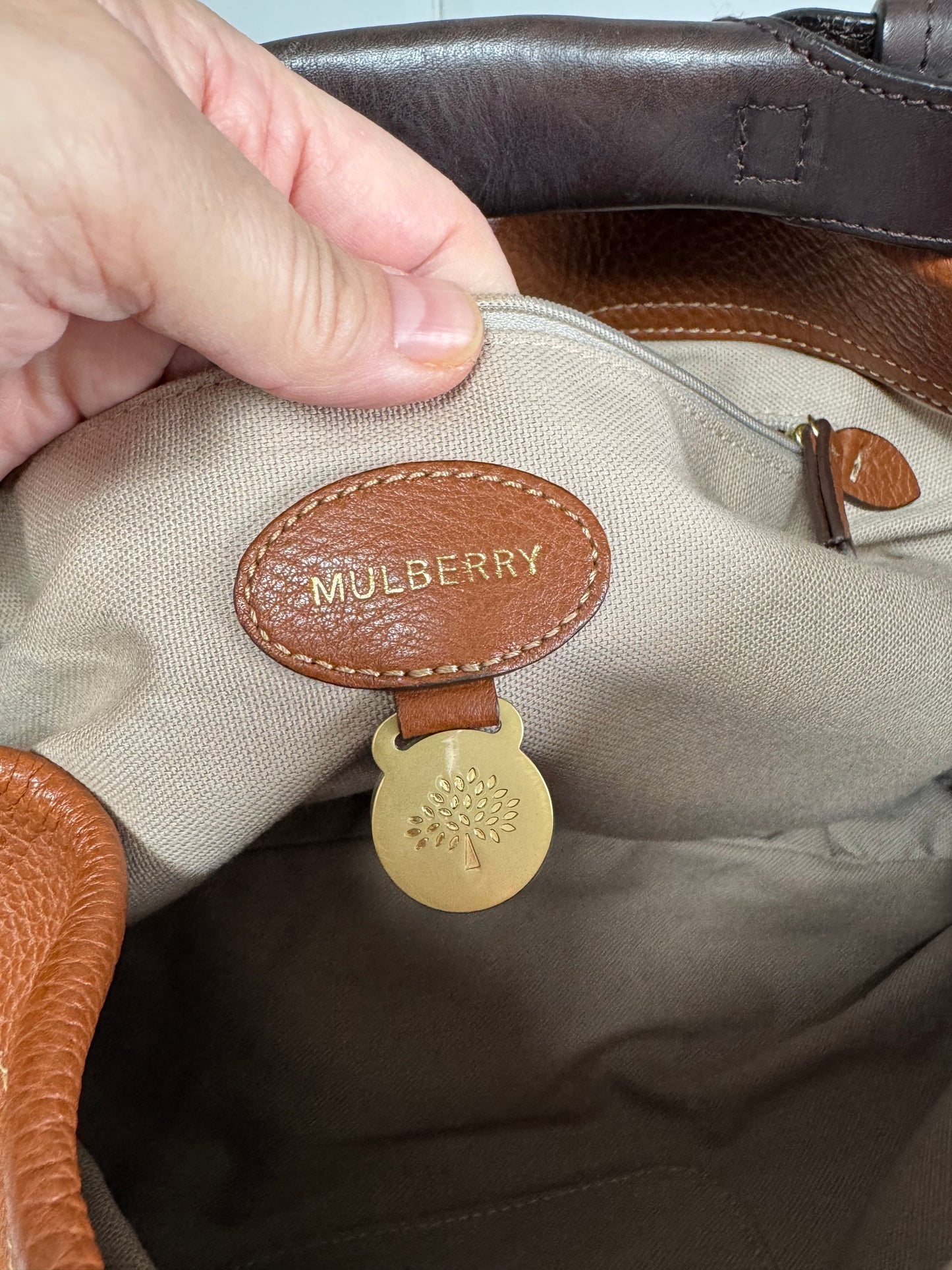Mulberry East West Mitzy - Oak